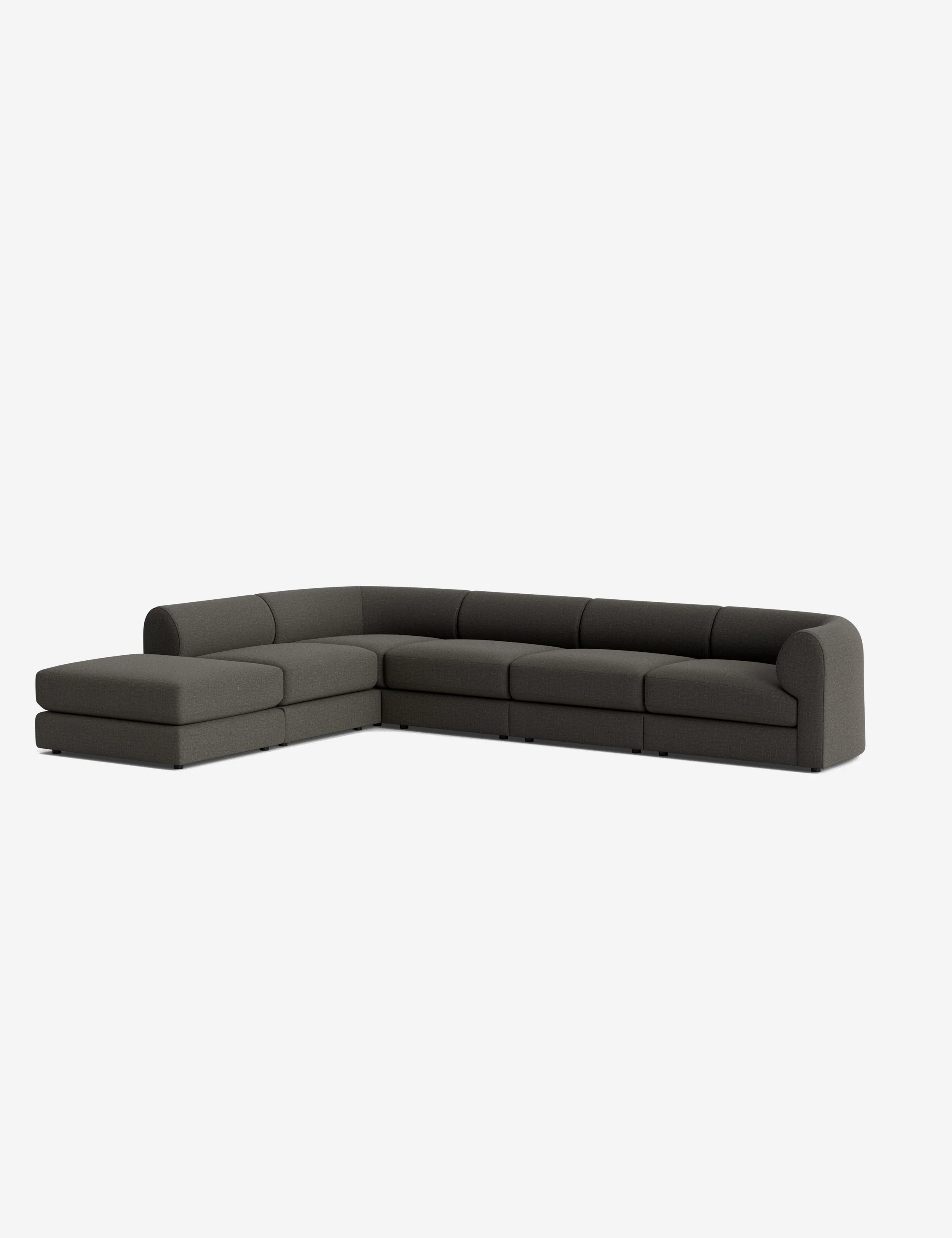 Sergio Modular Corner Sectional Sofa With Ottoman - Image 49