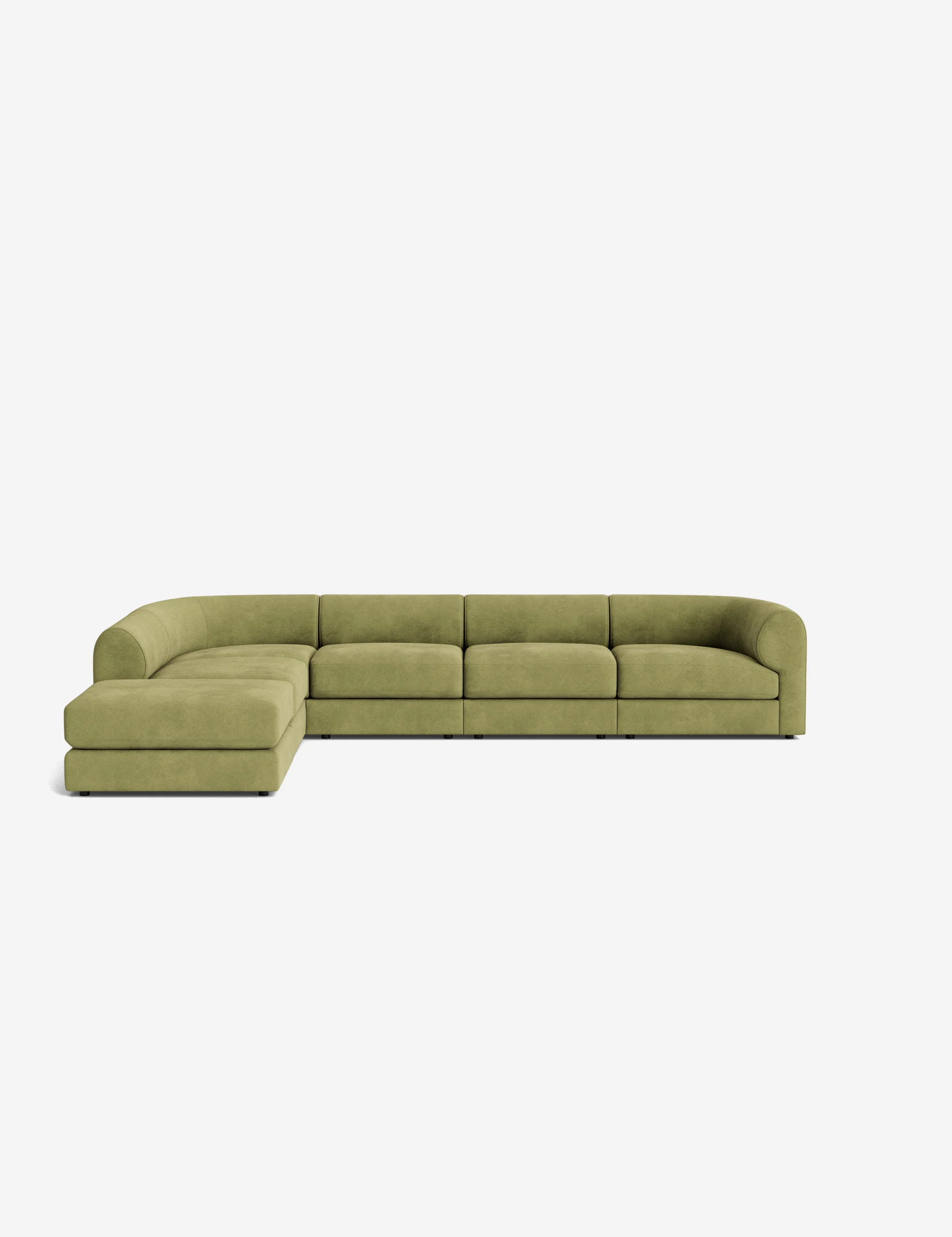 Sergio Modular Corner Sectional Sofa With Ottoman - Image 60