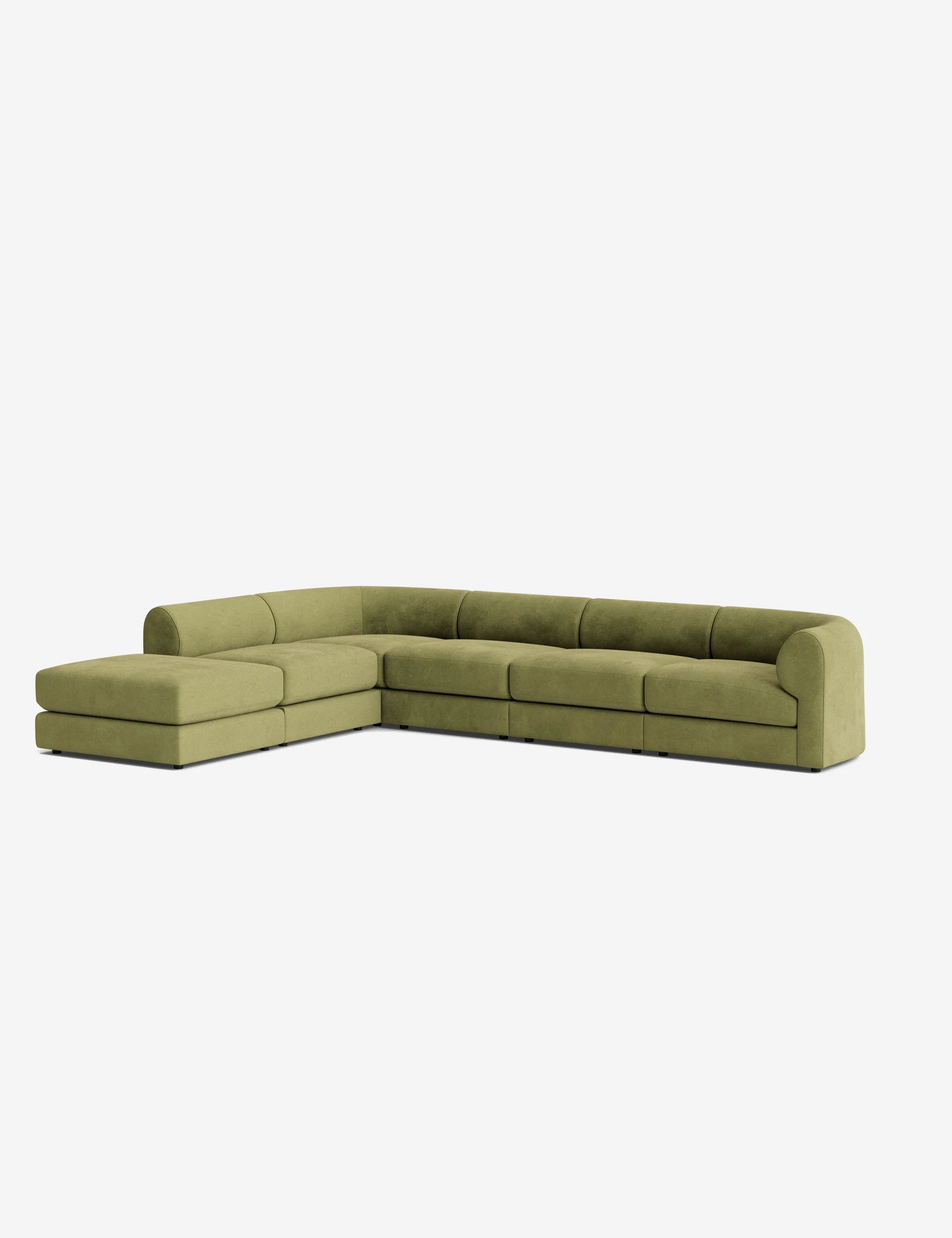 Sergio Modular Corner Sectional Sofa With Ottoman - Image 61