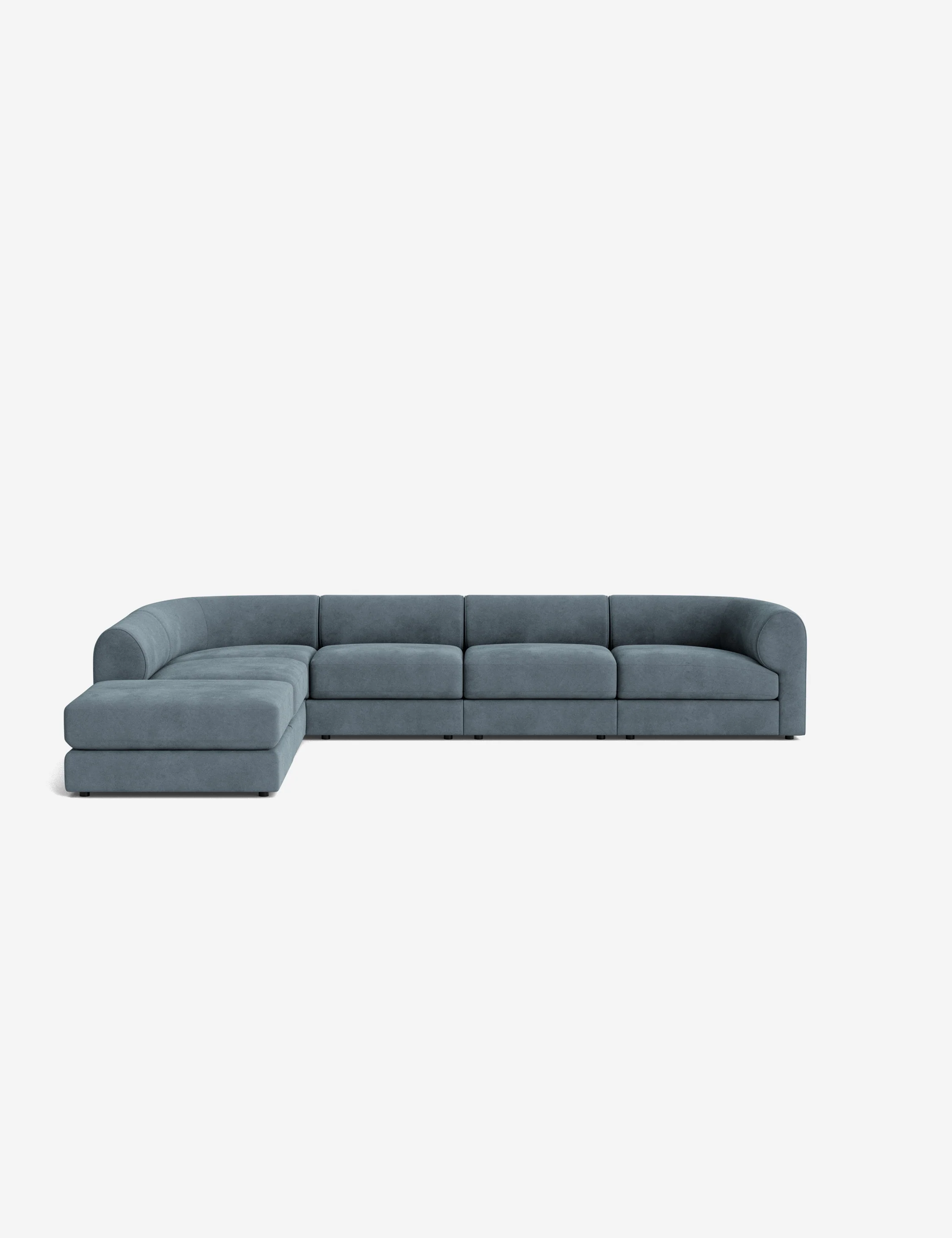 Sergio Modular Corner Sectional Sofa With Ottoman - Image 80