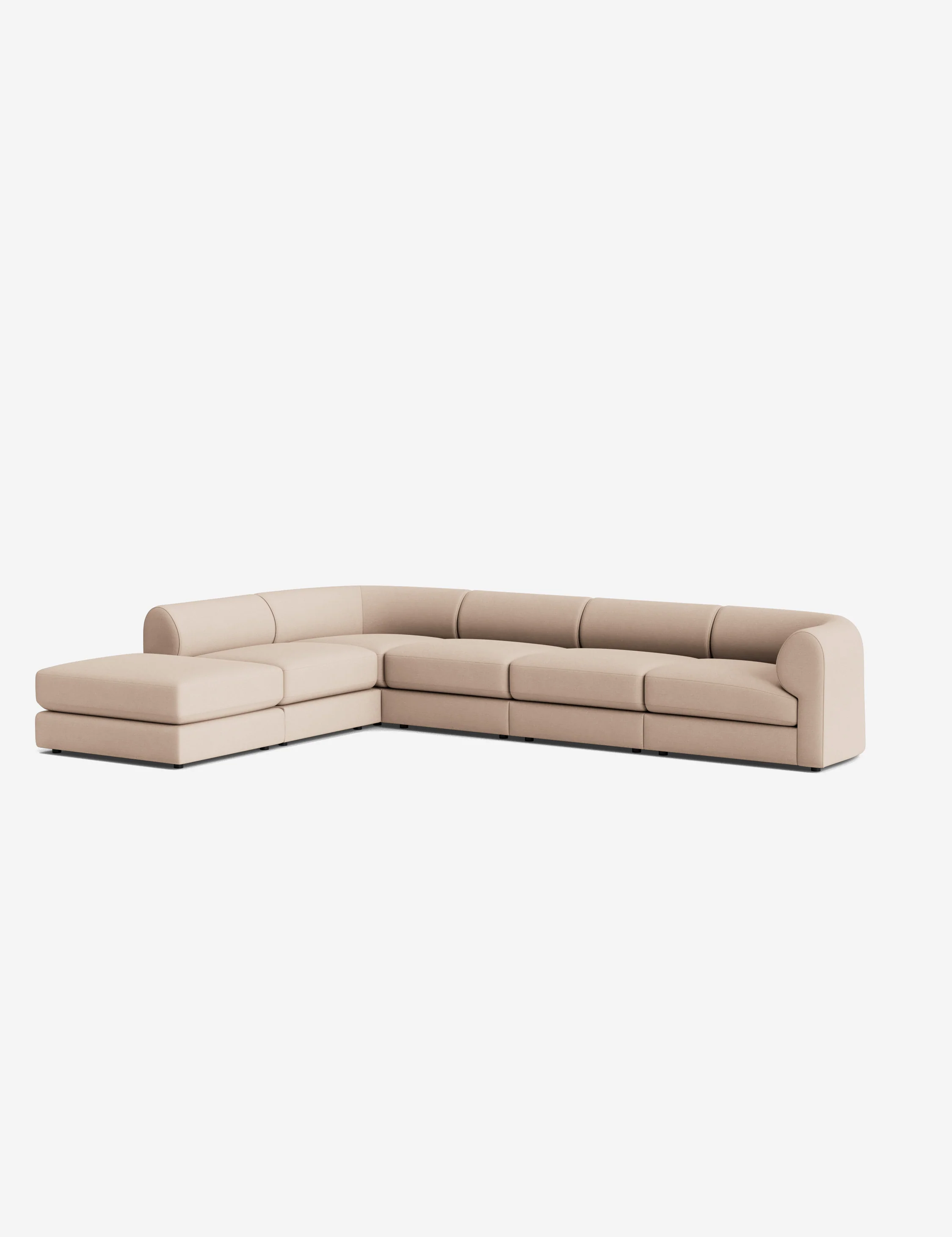 Sergio Modular Corner Sectional Sofa With Ottoman - Image 85
