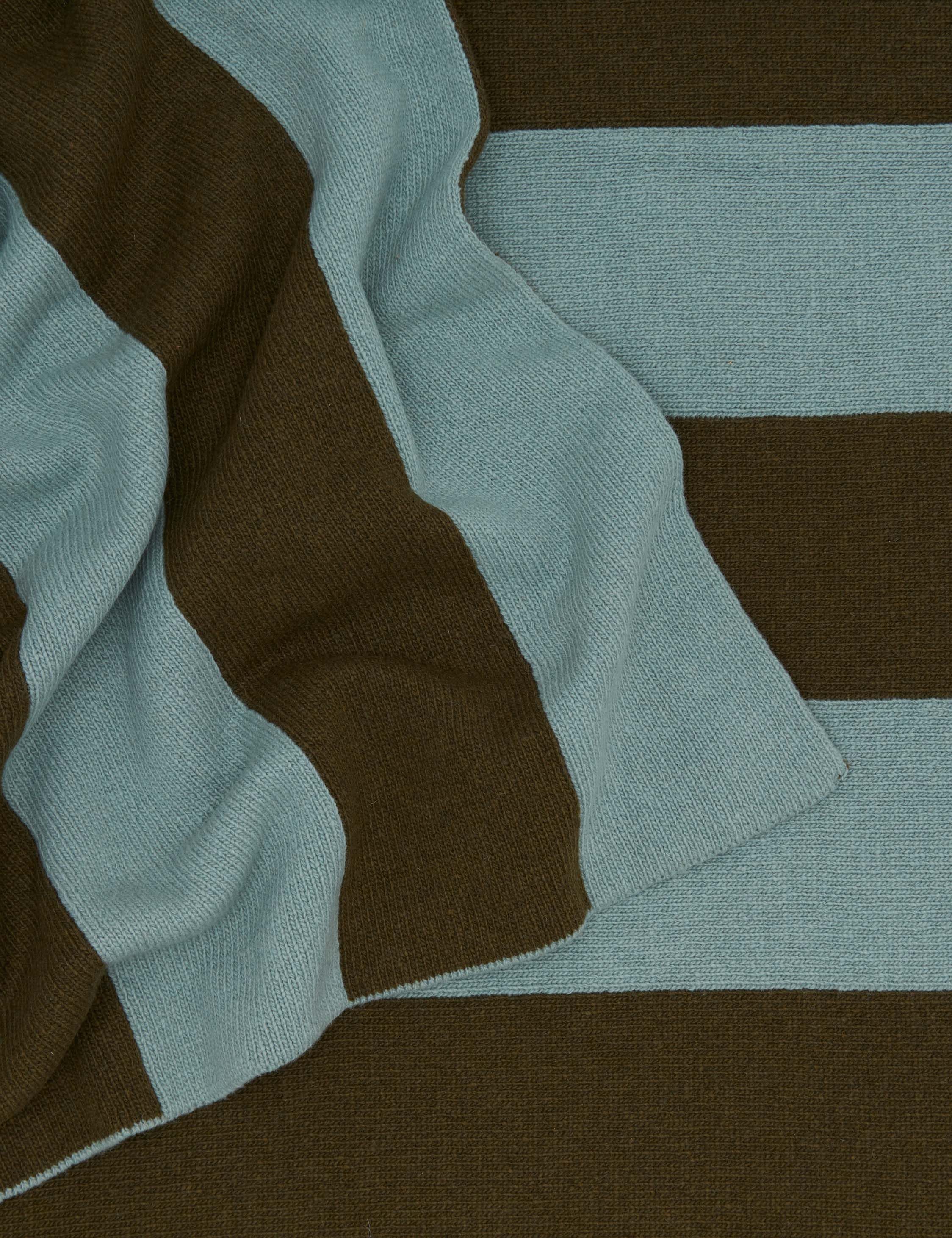 Simple Striped Wool Throw by Hawkins New York - Image 12