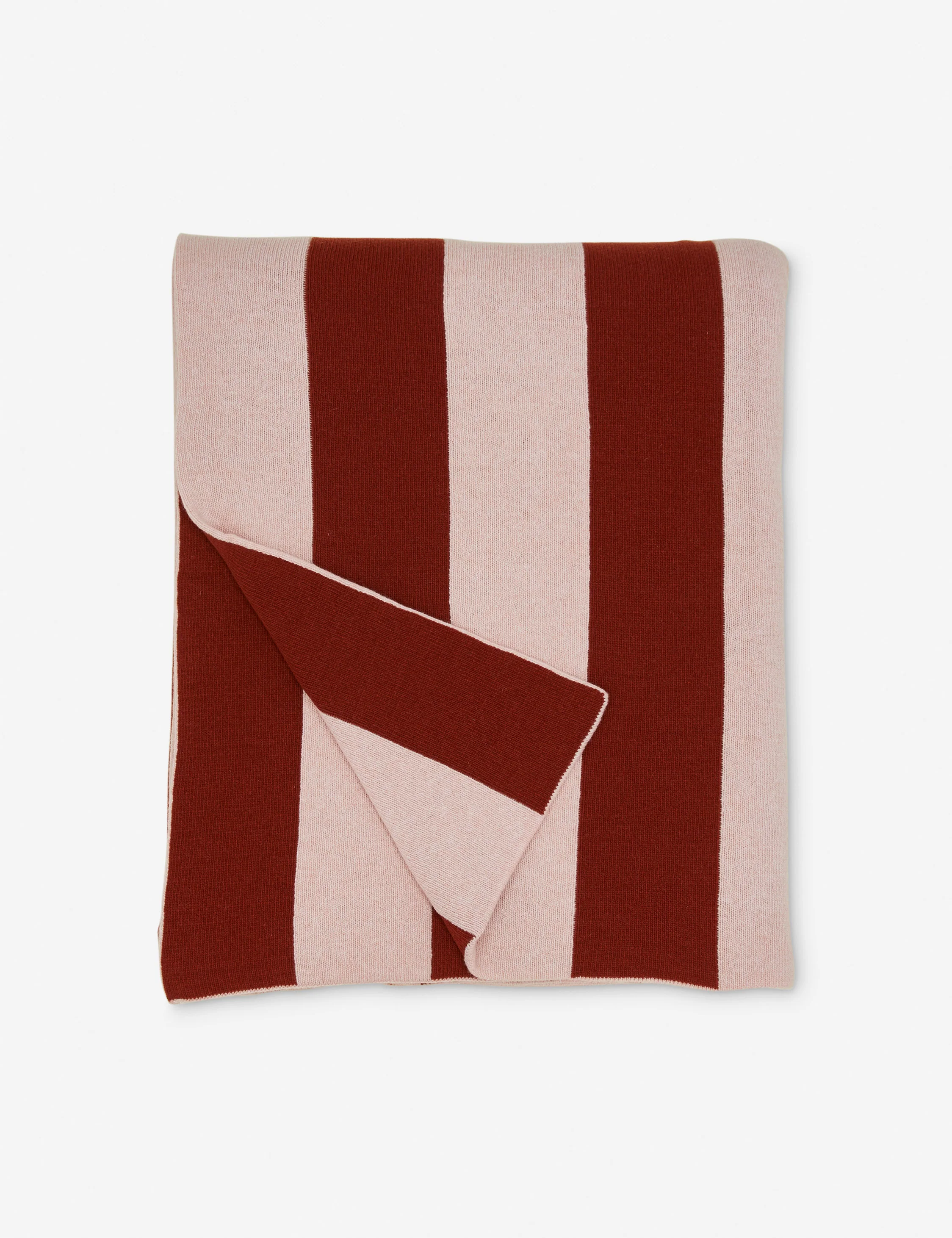 Simple Striped Wool Throw by Hawkins New York - Image 4