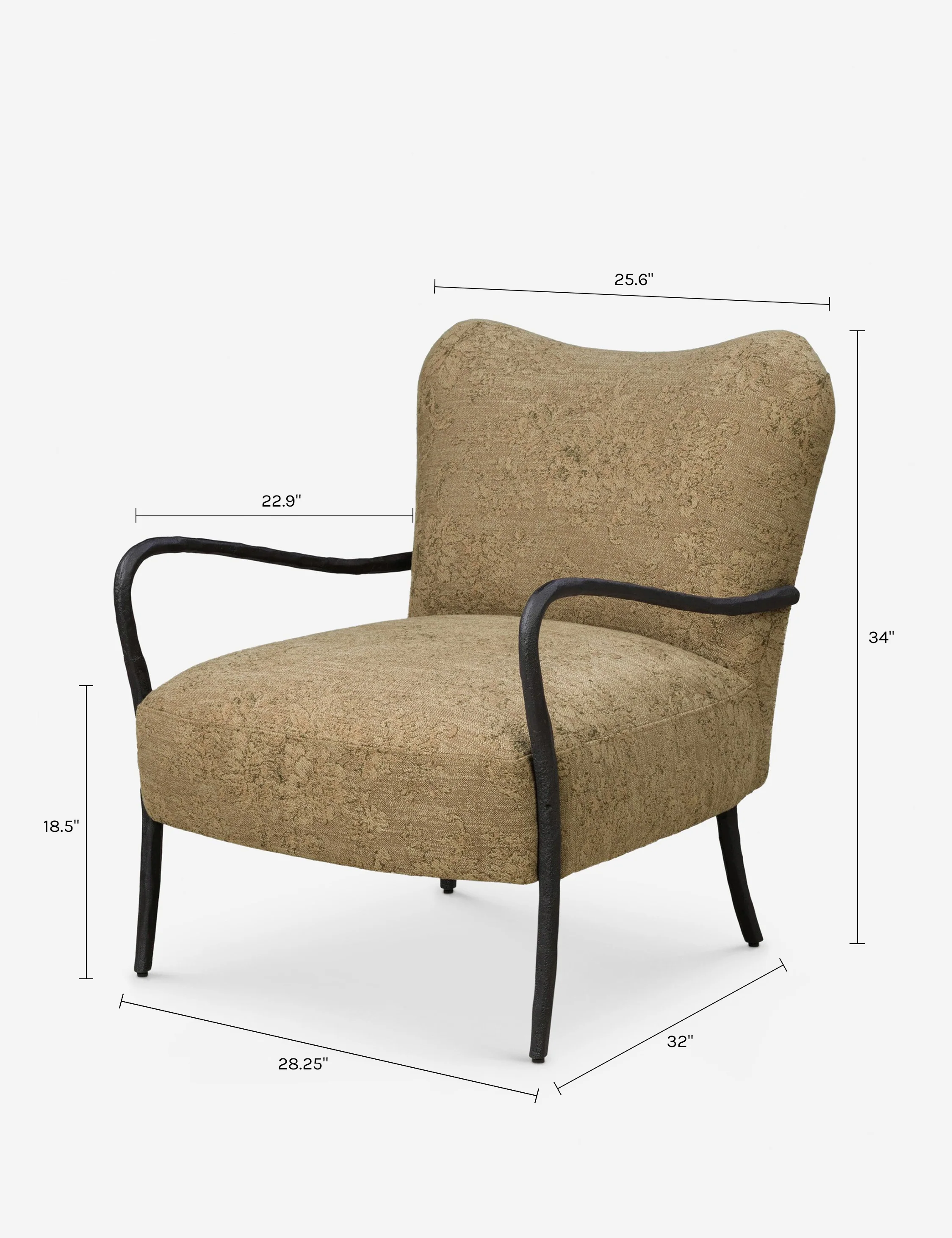 Tarah Accent Chair by Amber Lewis x Four Hands - Image 7