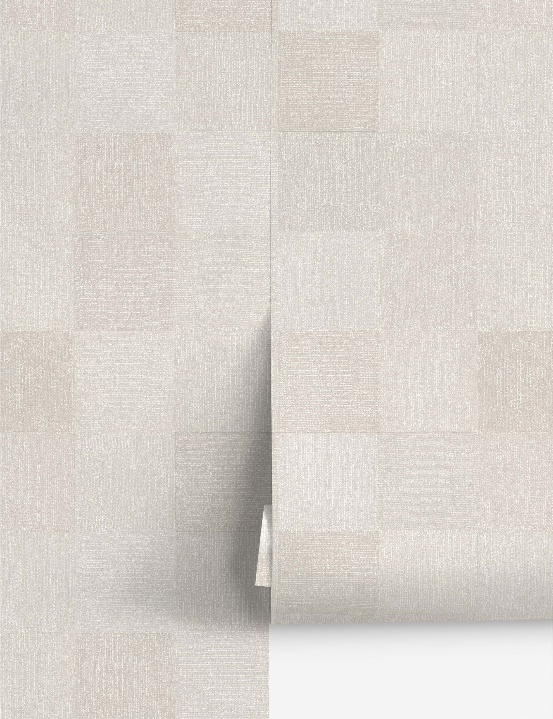 Textured Check Peel + Stick Wallpaper by Pure Salt - Image 7