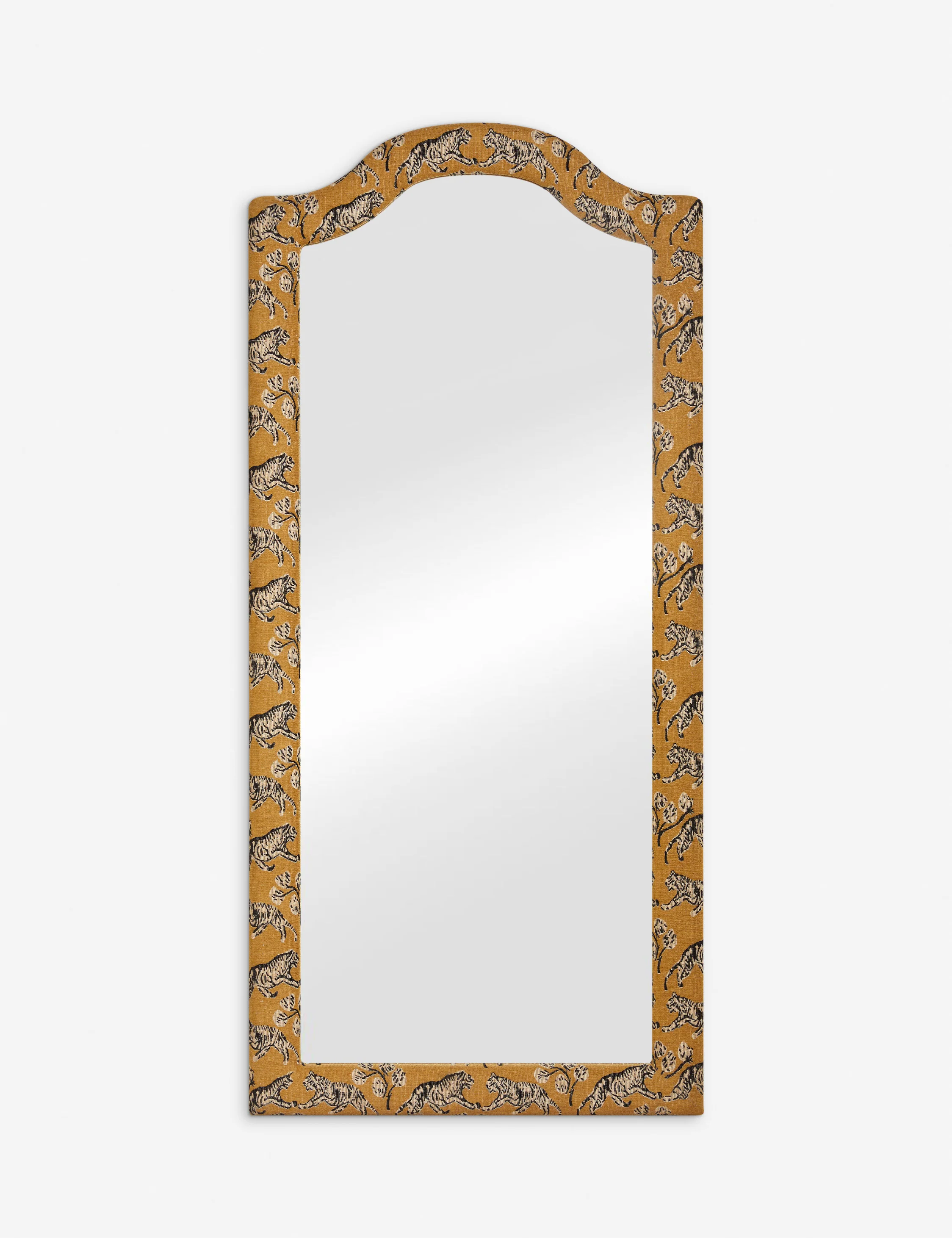 Tiger Upholstered Full Length Mirror by Sarah Sherman Samuel - Image 2
