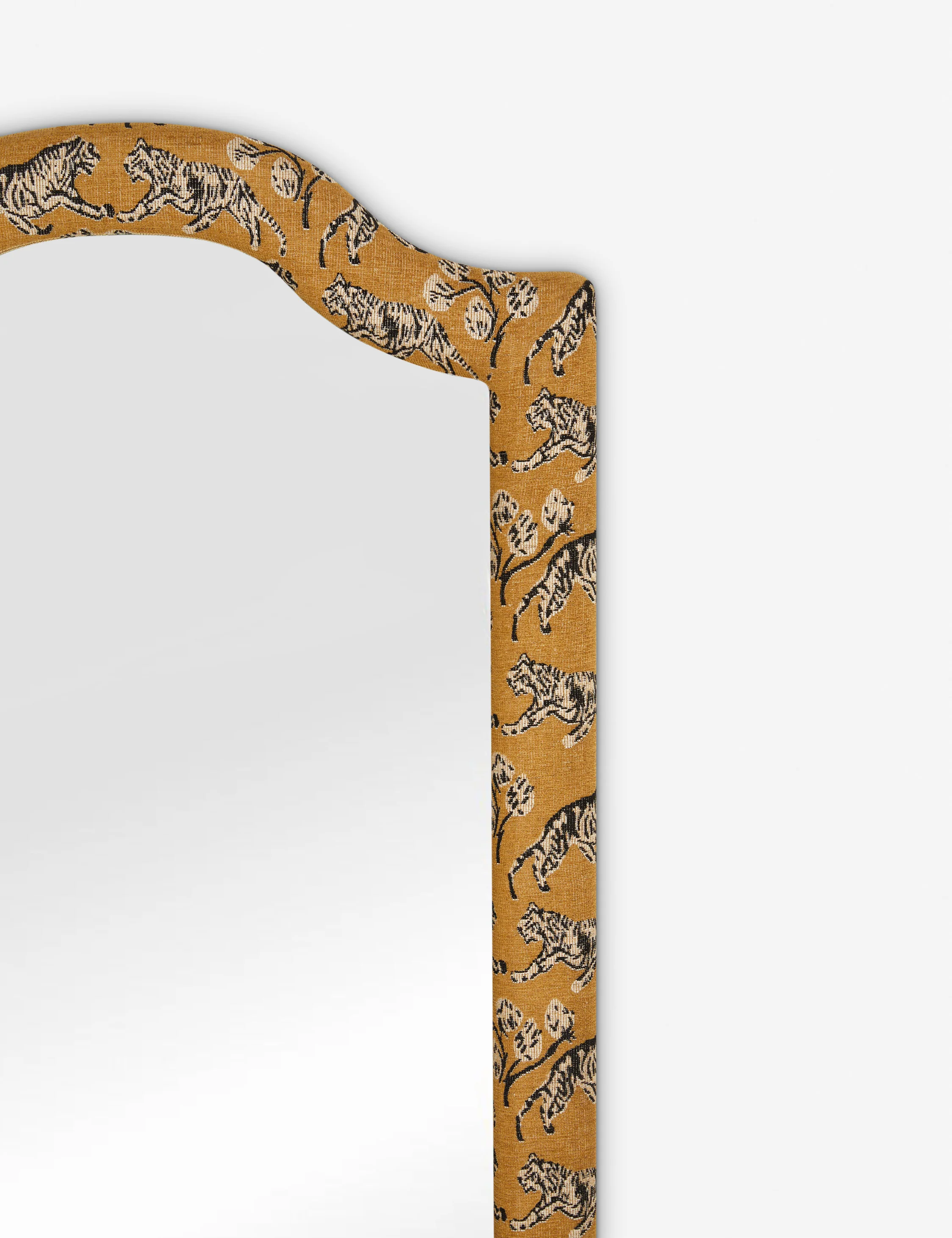 Tiger Upholstered Full Length Mirror by Sarah Sherman Samuel - Image 3