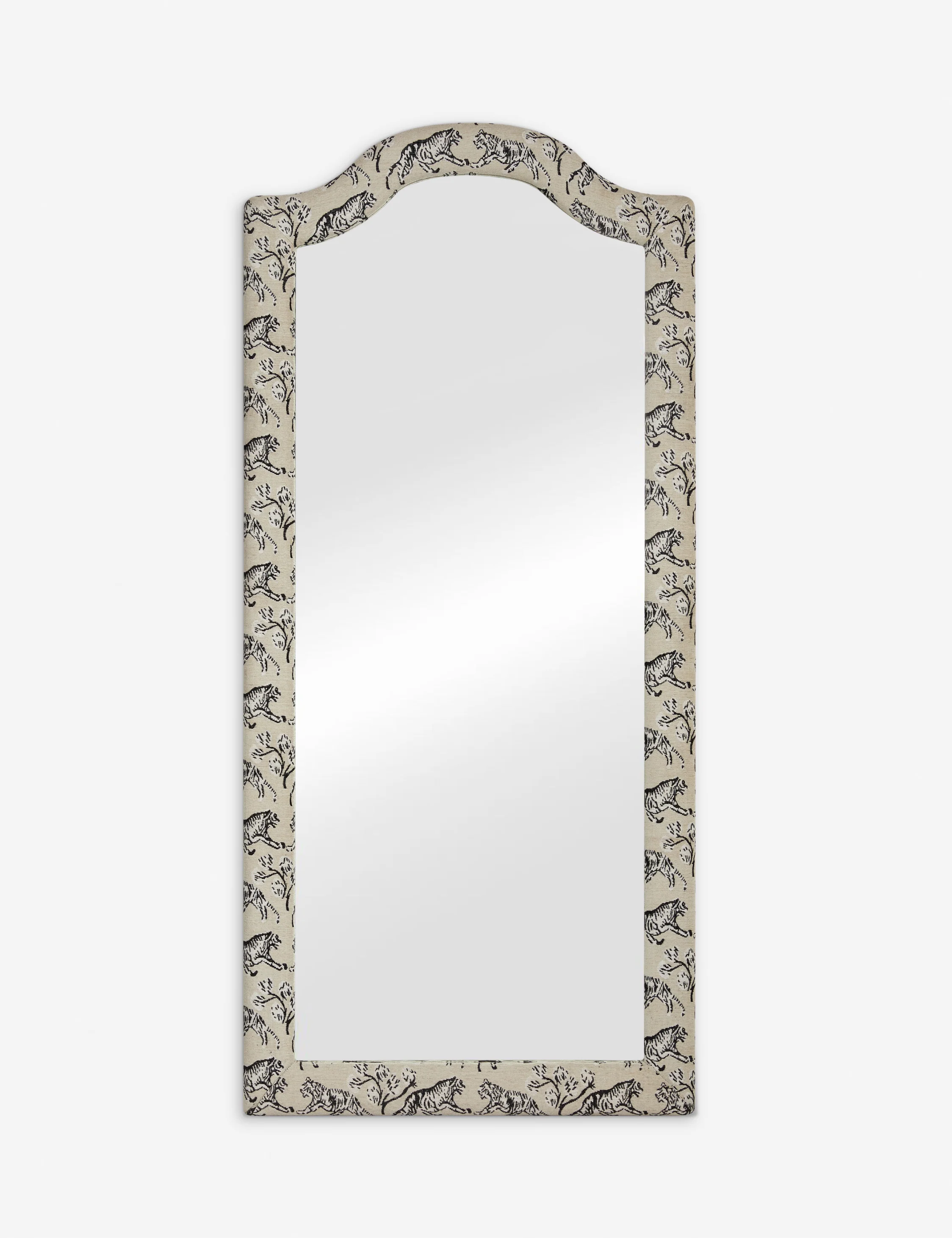 Tiger Upholstered Full Length Mirror by Sarah Sherman Samuel - Image 7