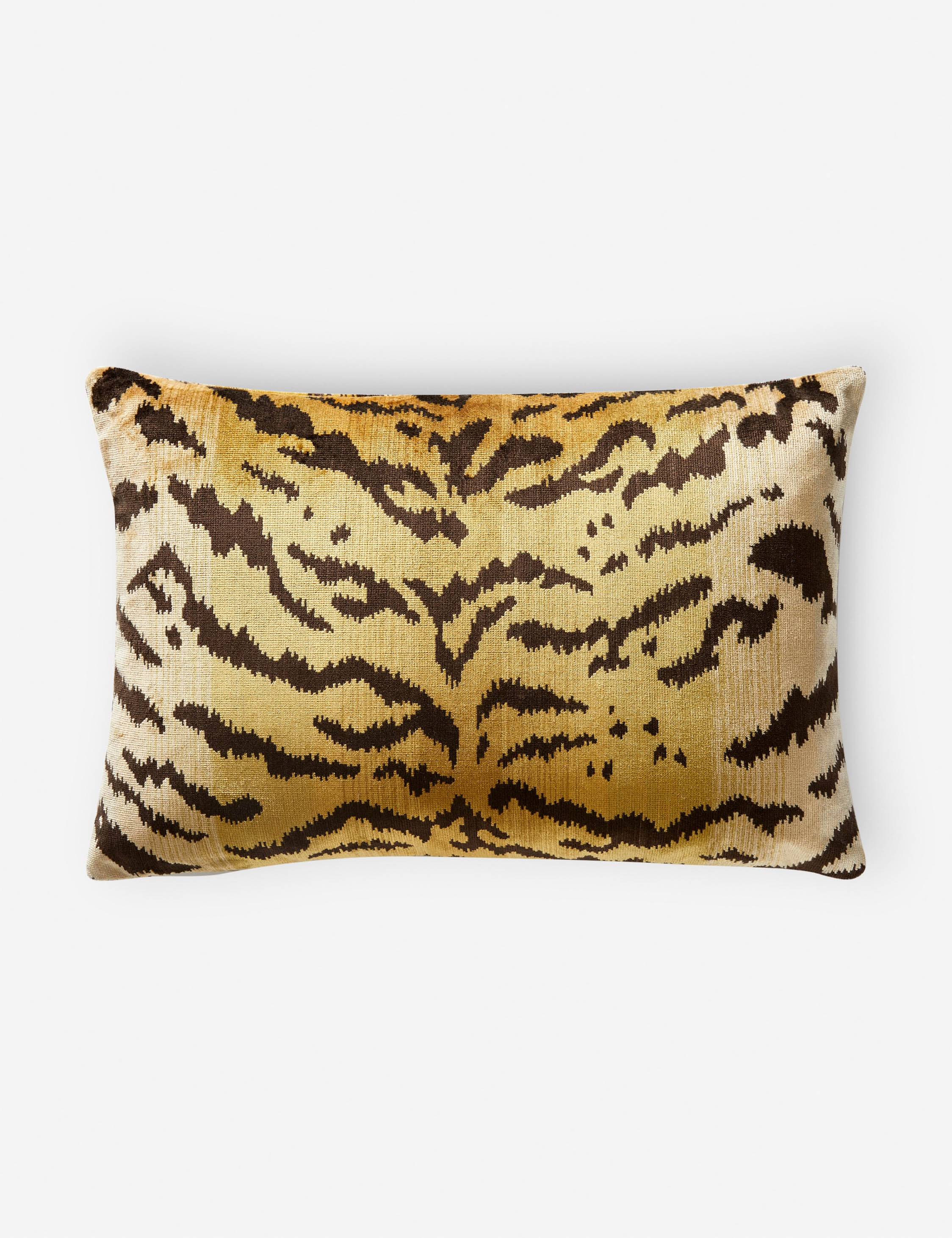 Tigre Silk Pillow by Scalamandré - Image 4