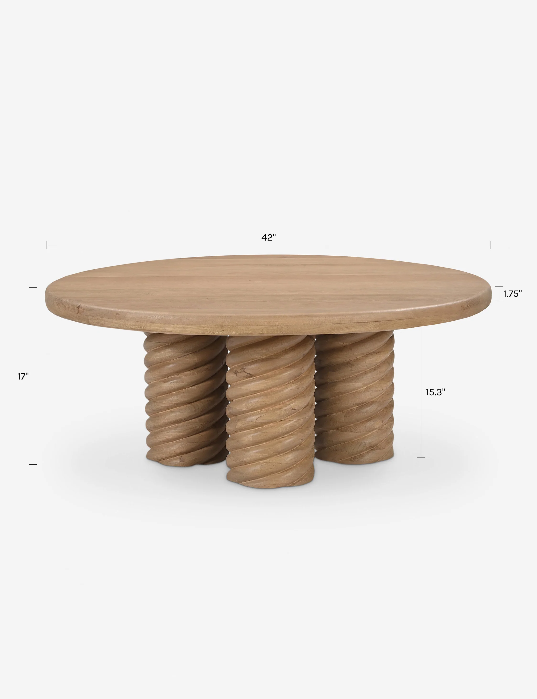 Treccia Round Coffee Table by Gillian Segal for Moe's - Image 8