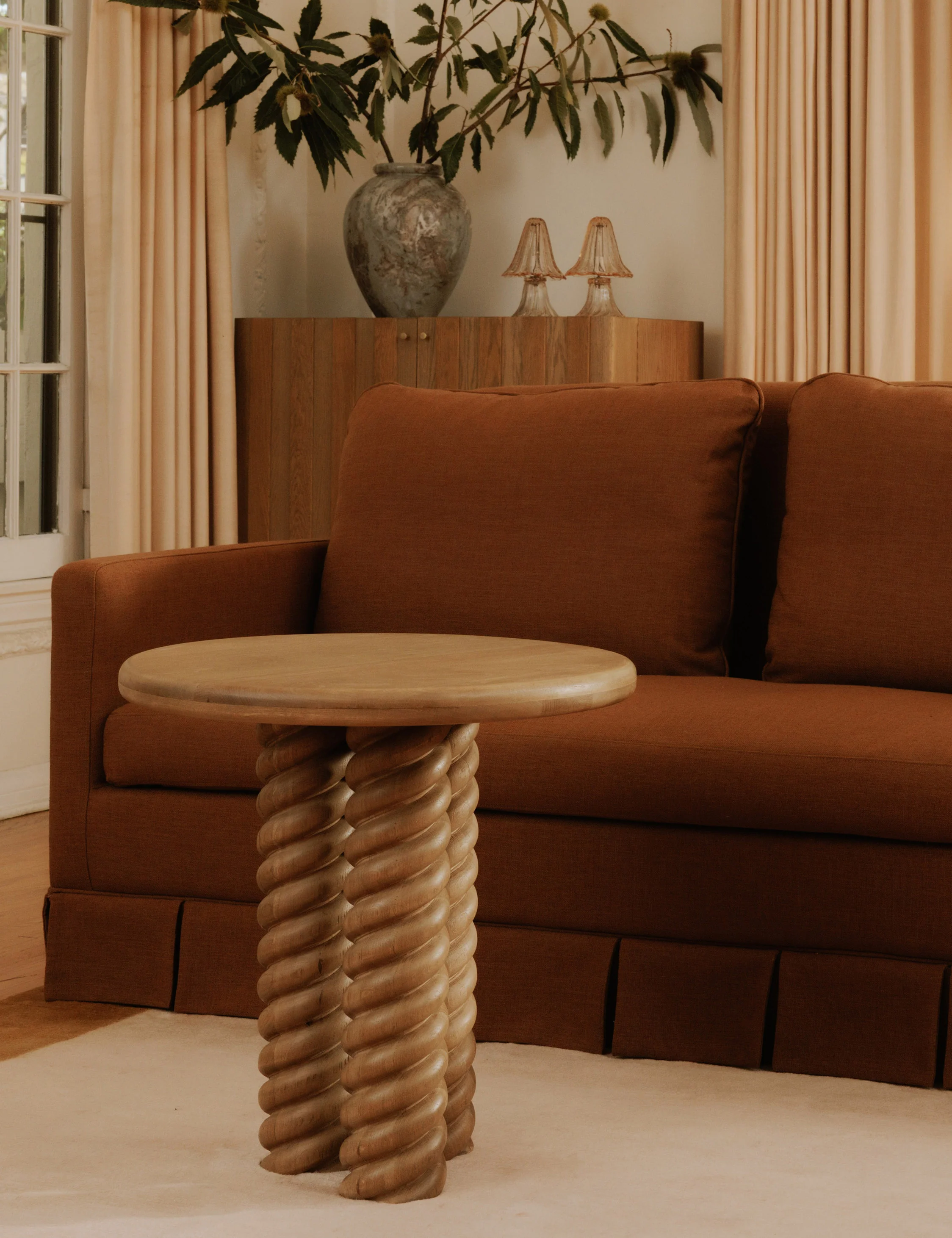 Treccia Round Side Table by Gillian Segal for Moe's - Image 3