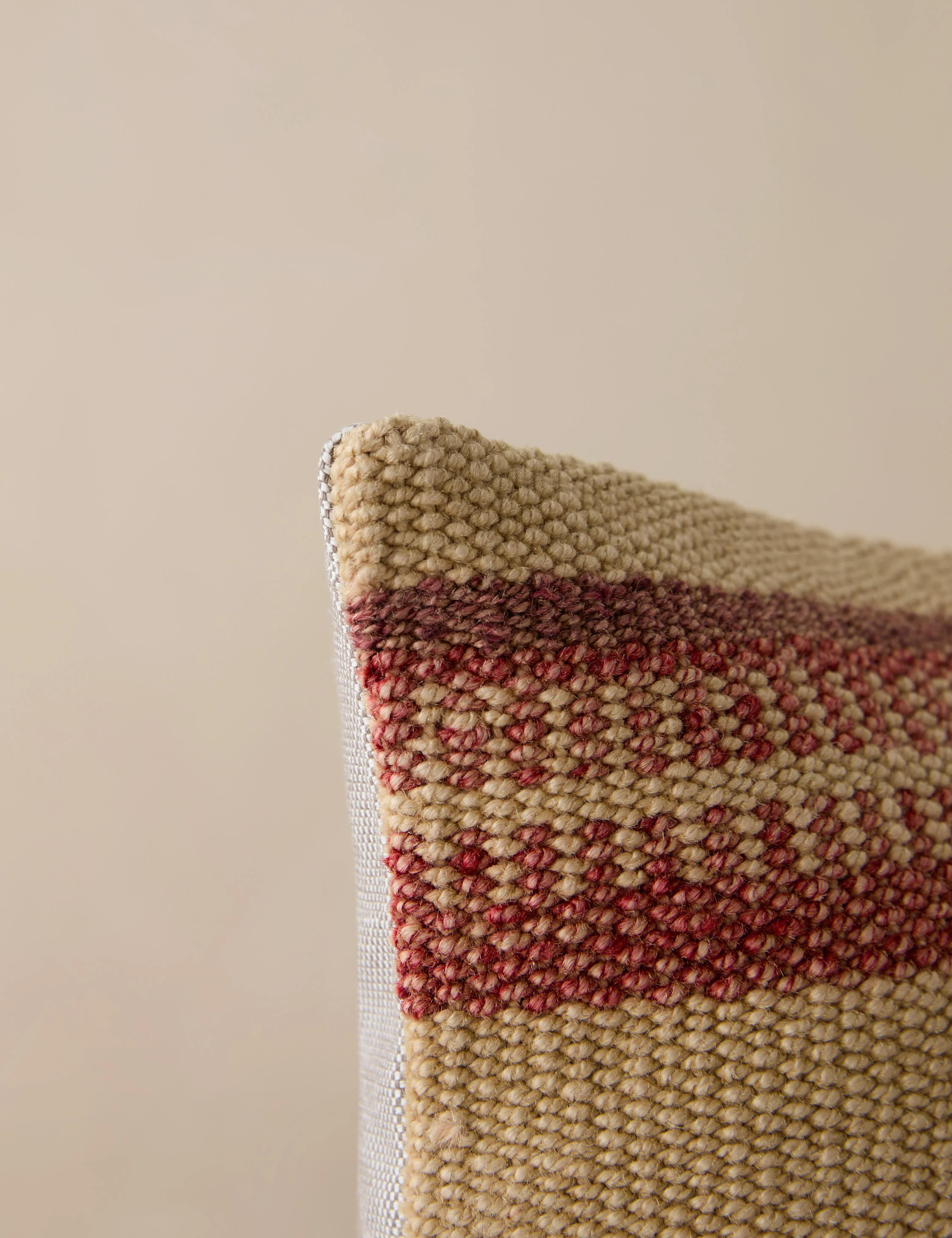 Vintage Lumbar Pillow No. 186, 12" x 20" - Image 3