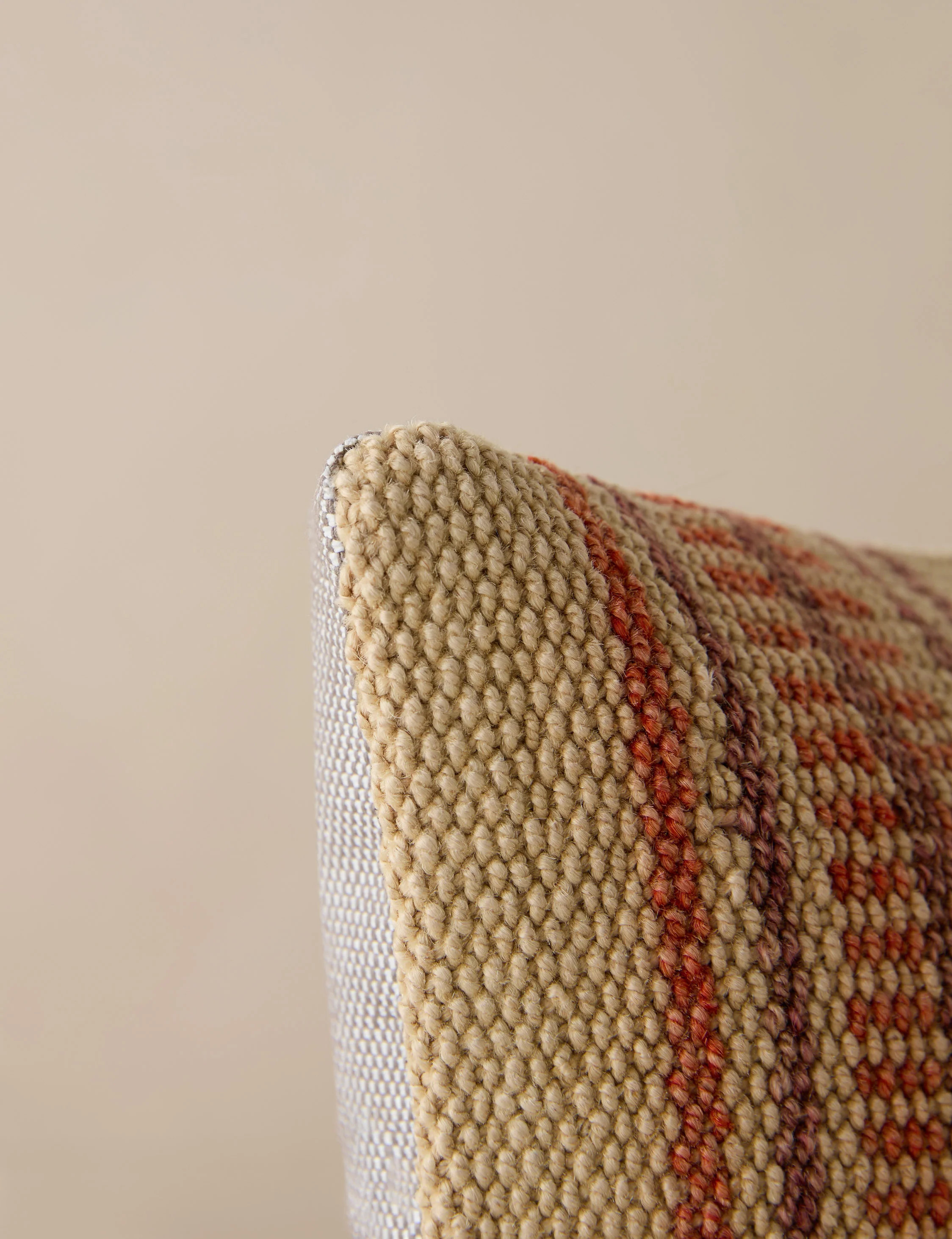 Vintage Lumbar Pillow No. 189, 12" x 20" - Image 3
