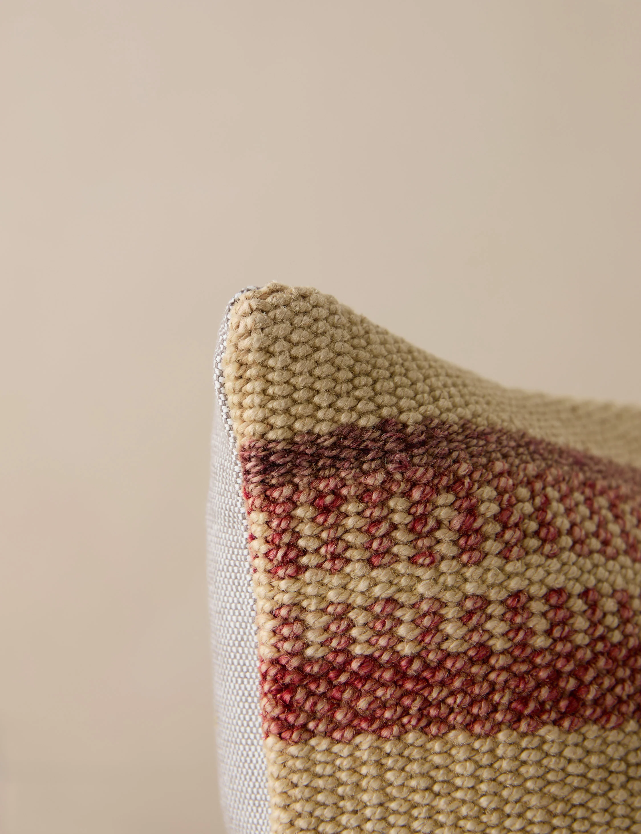 Vintage Lumbar Pillow No. 194, 12" x 20" - Image 3