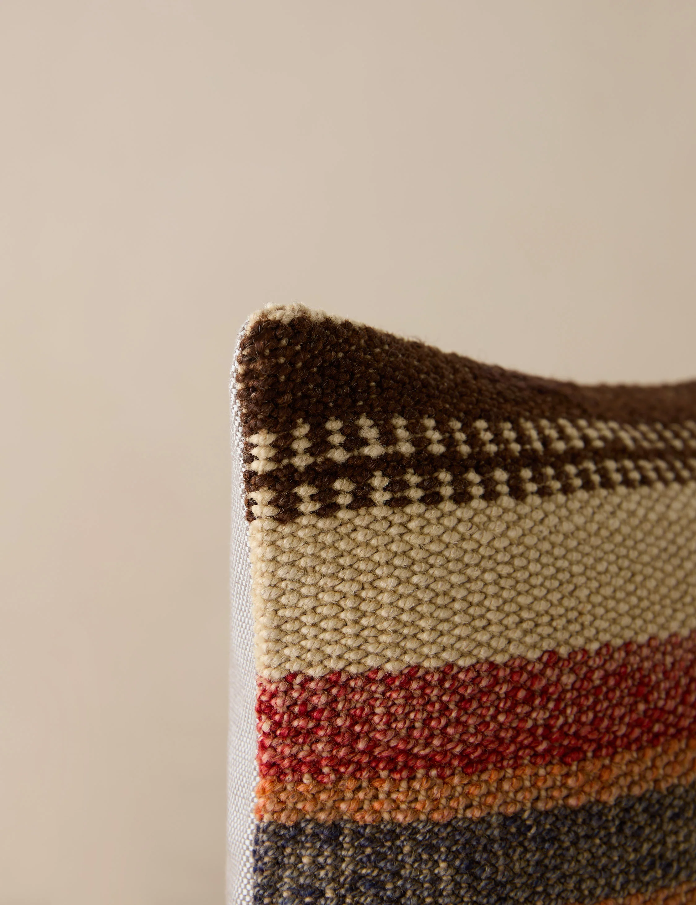 Vintage Lumbar Pillow No. 196, 12" x 20" - Image 3
