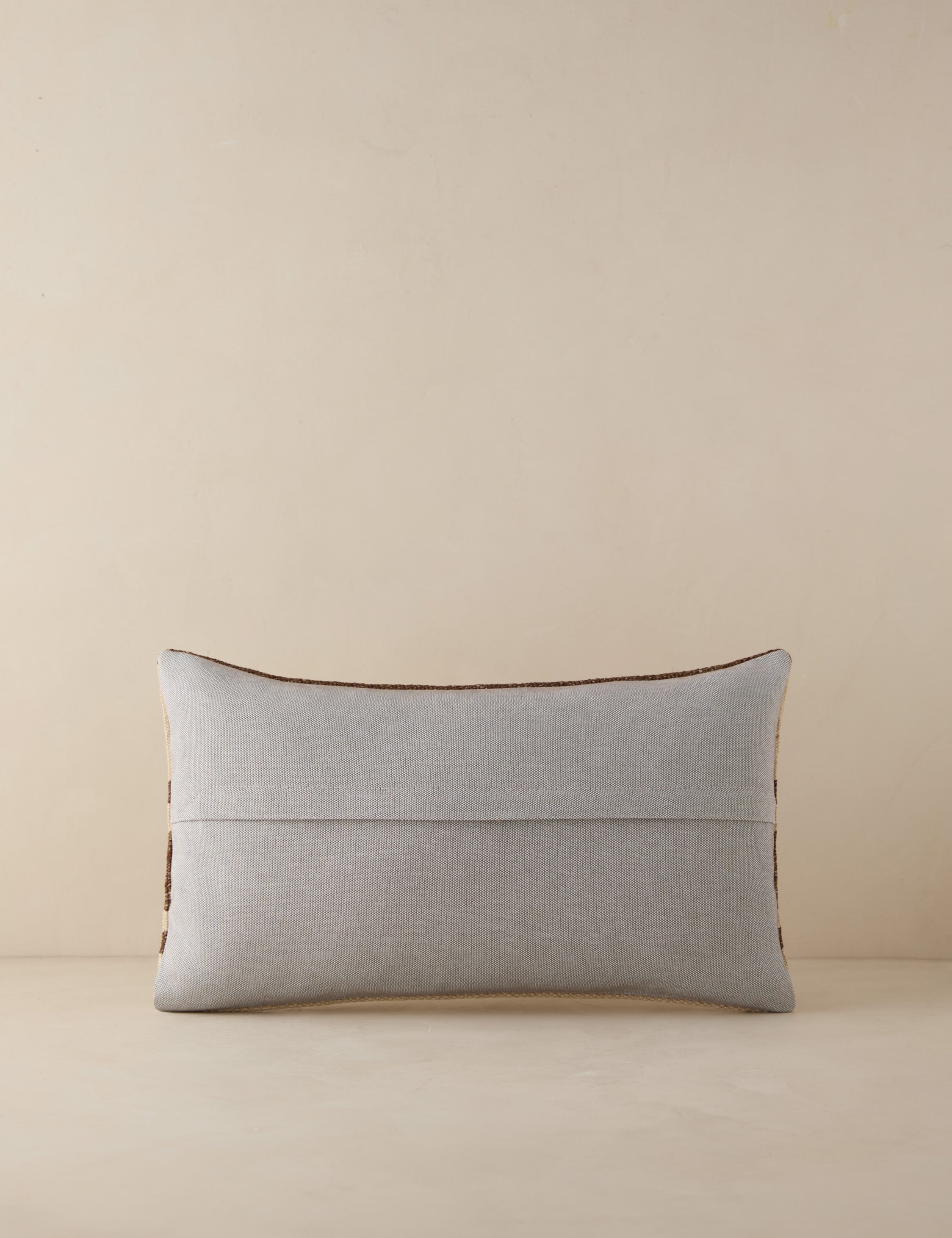 Vintage Lumbar Pillow No. 197, 12" x 20" - Image 2