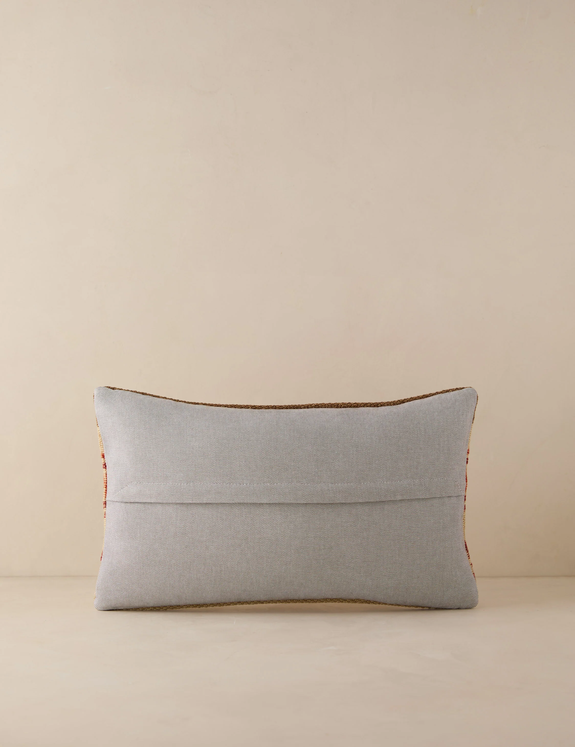Vintage Lumbar Pillow No. 202, 12" x 20" - Image 2