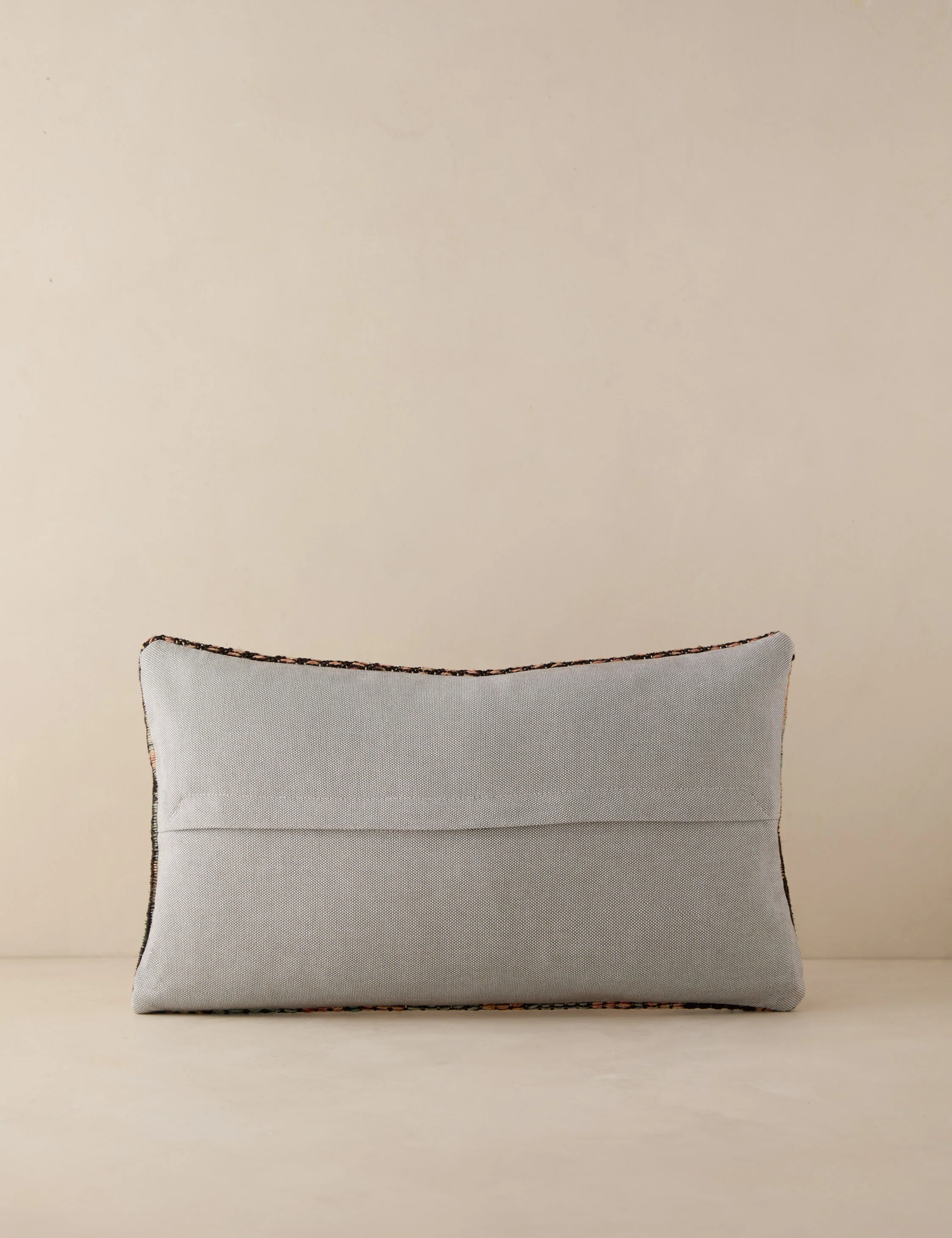 Vintage Lumbar Pillow No. 212, 12" x 20" - Image 2