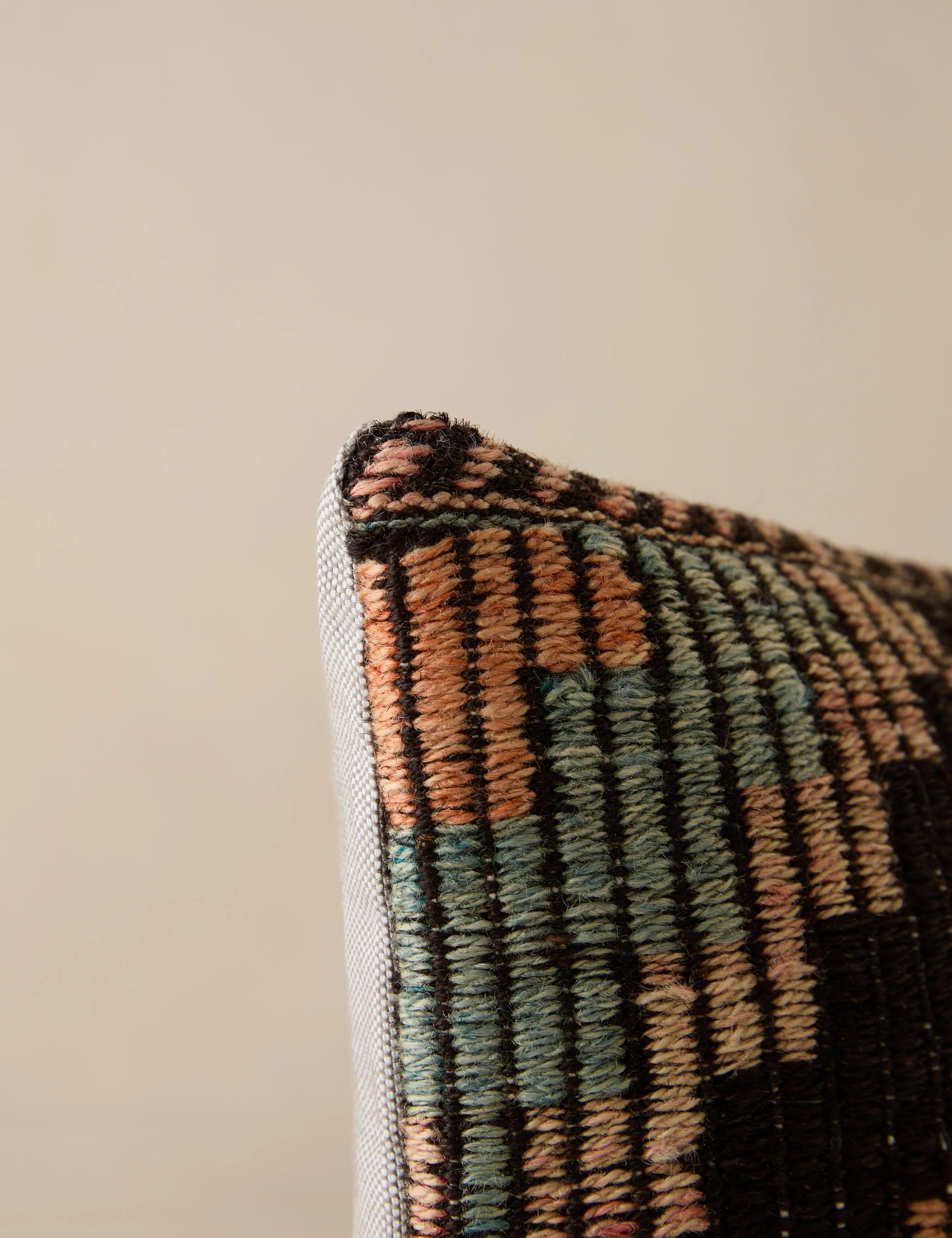 Vintage Lumbar Pillow No. 212, 12" x 20" - Image 3