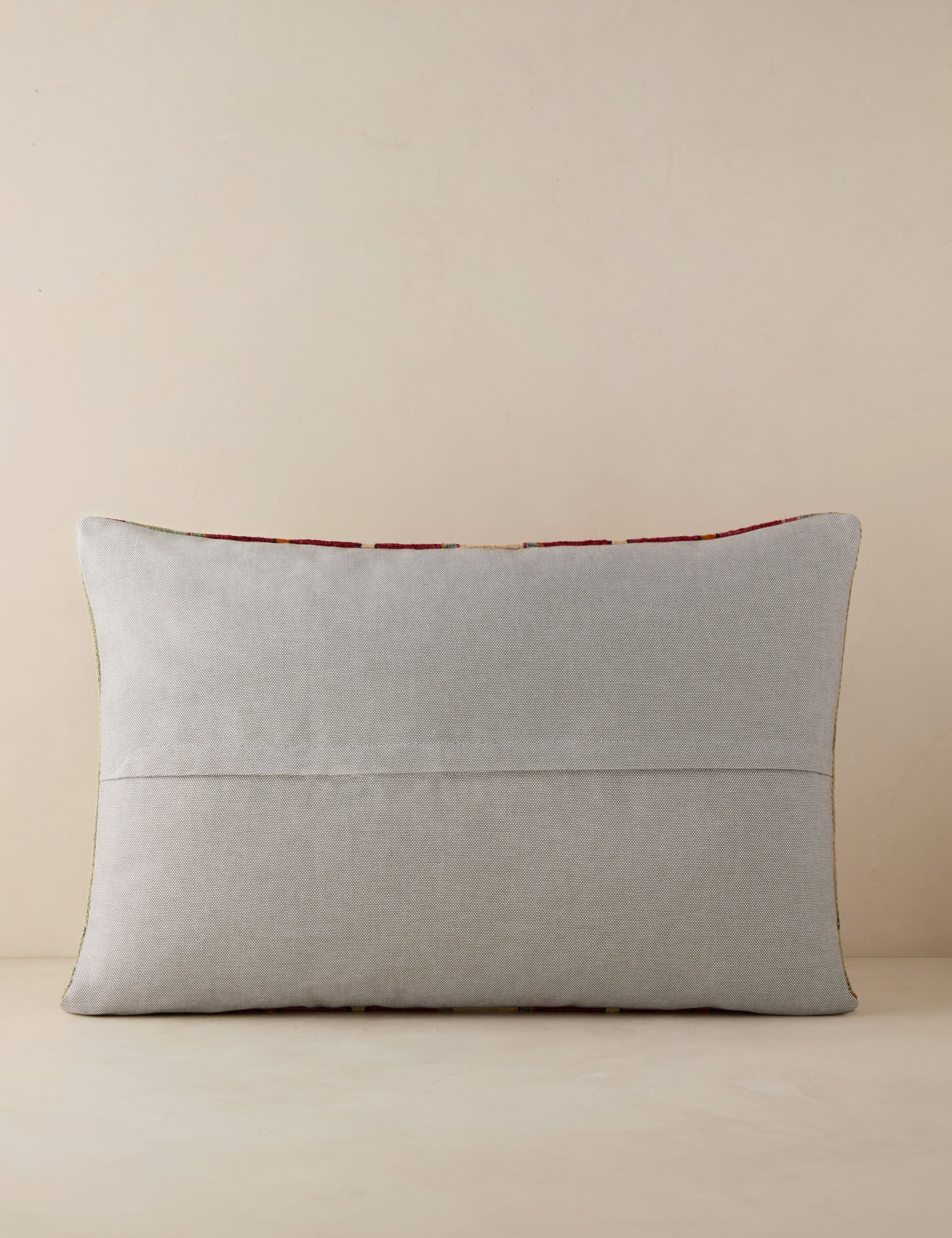 Vintage Lumbar Pillow No. 224, 16" x 24" - Image 2