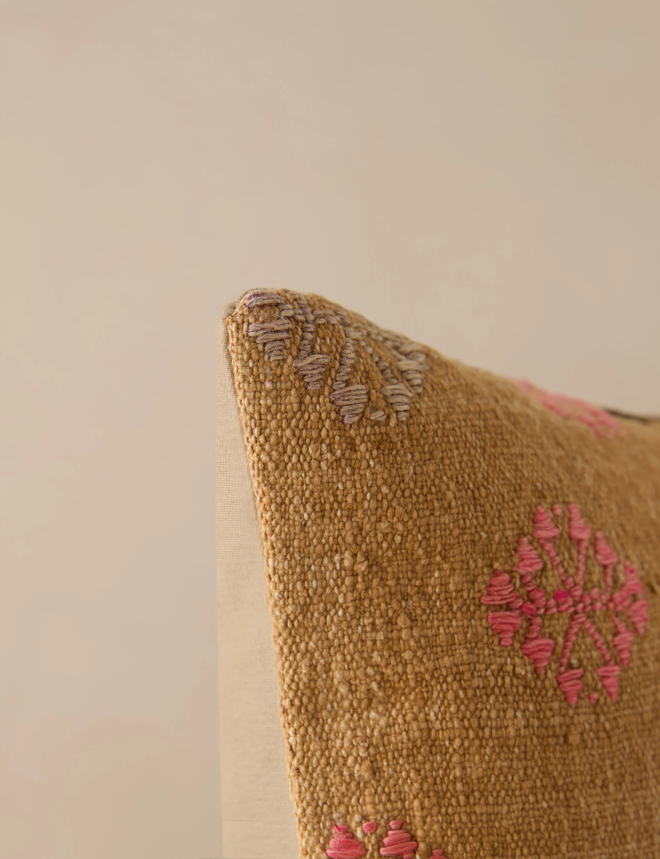 Vintage Lumbar Pillow No. 225, 16" x 24" - Image 3