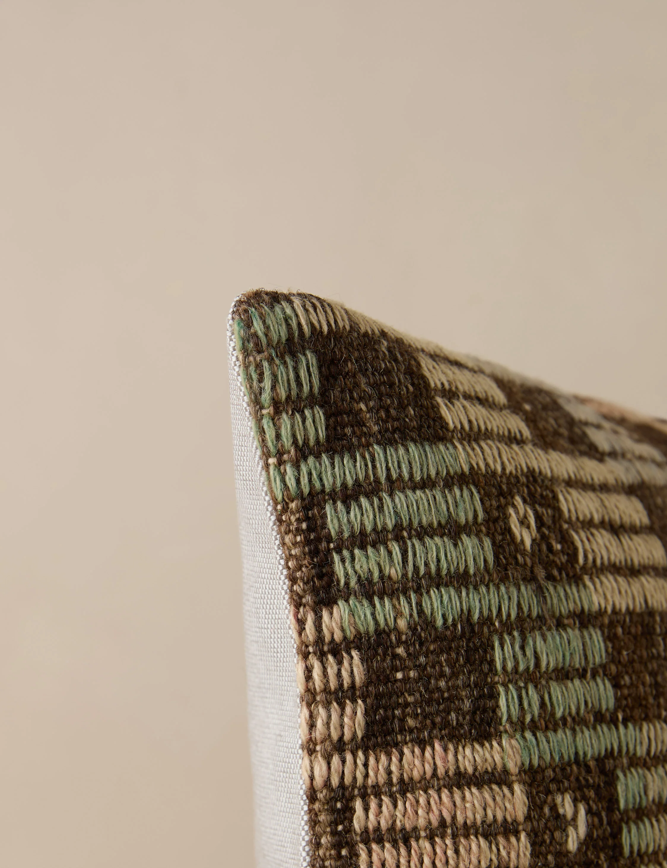 Vintage Lumbar Pillow No. 226, 16" x 24" - Image 3