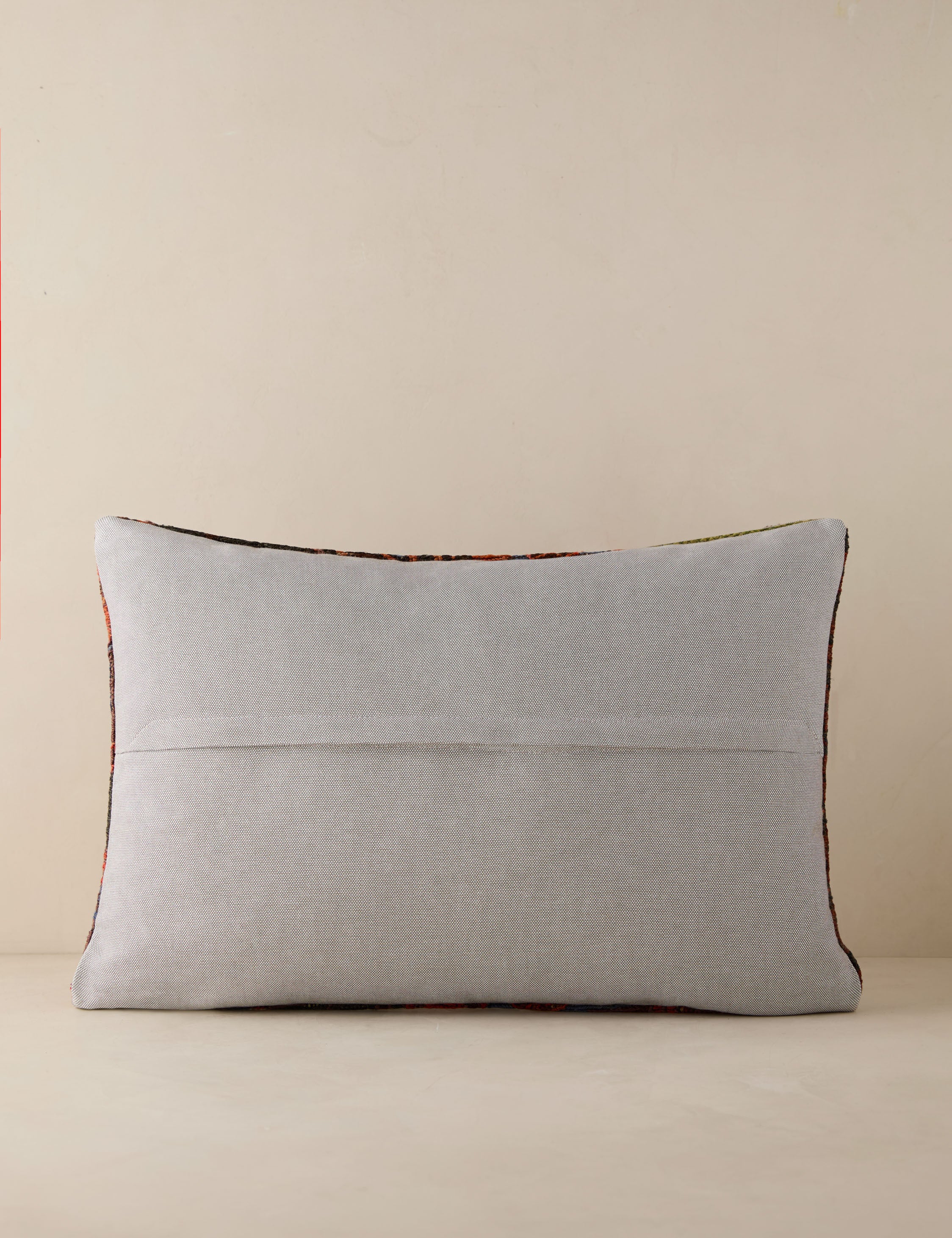Vintage Lumbar Pillow No. 227, 16" x 24" - Image 2
