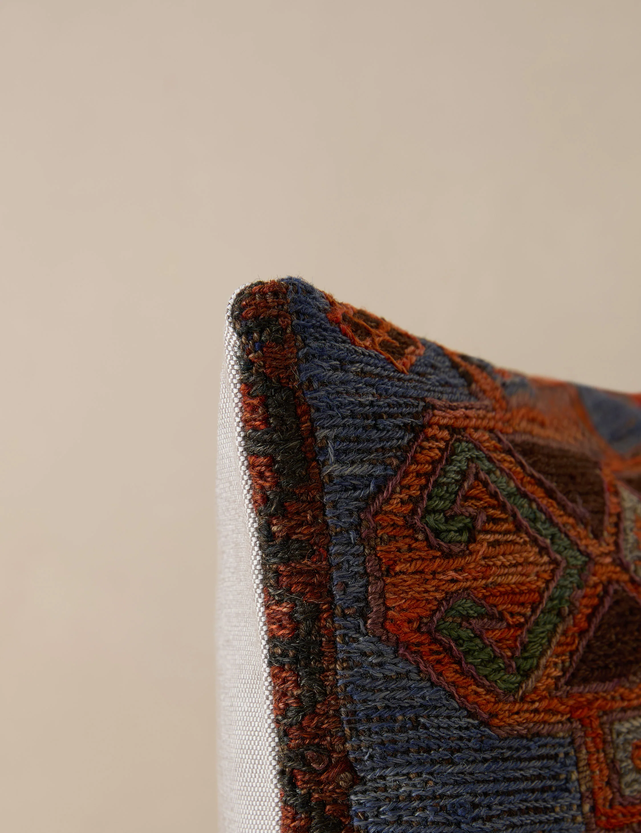 Vintage Lumbar Pillow No. 227, 16" x 24" - Image 3