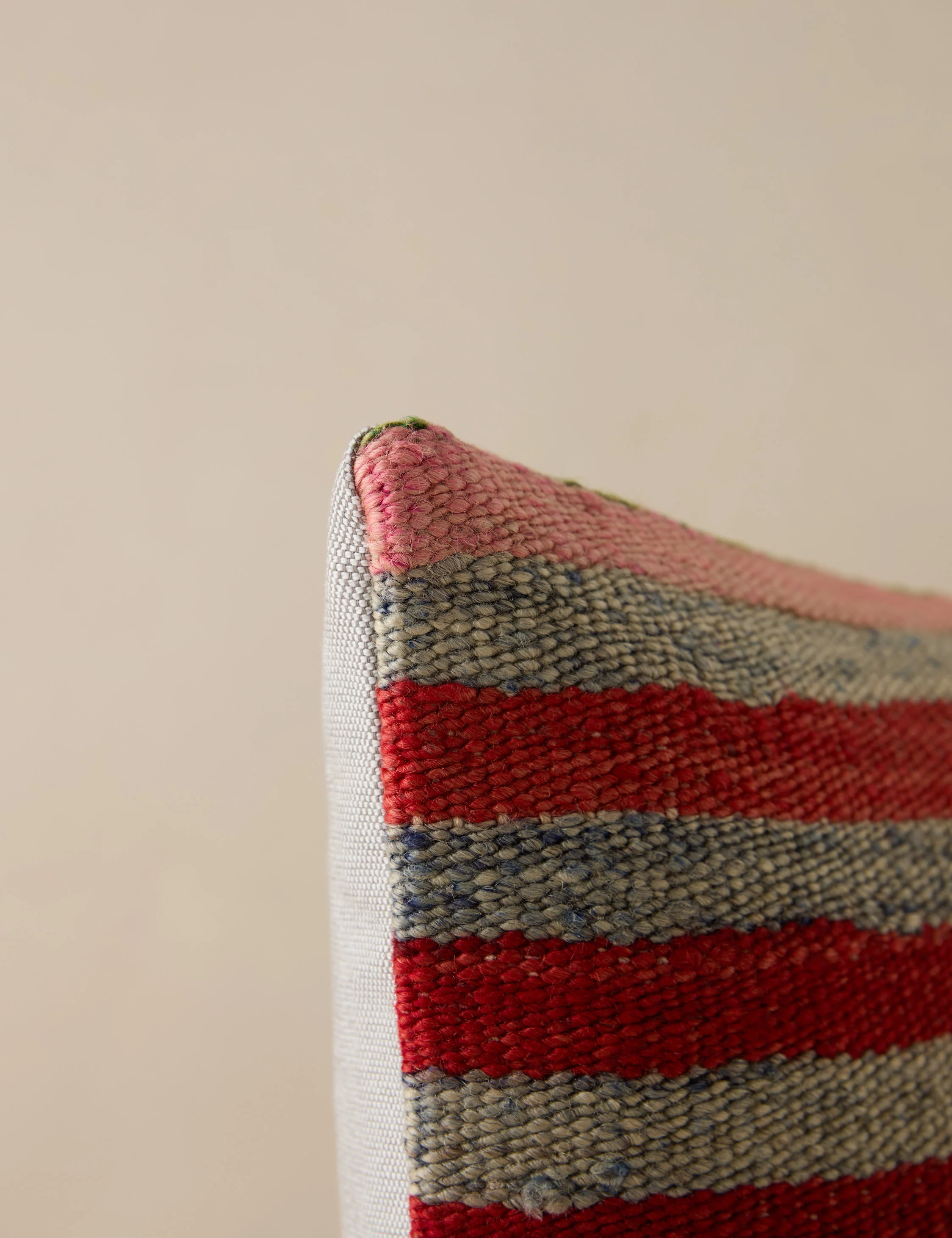 Vintage Lumbar Pillow No. 230, 16" x 24" - Image 3