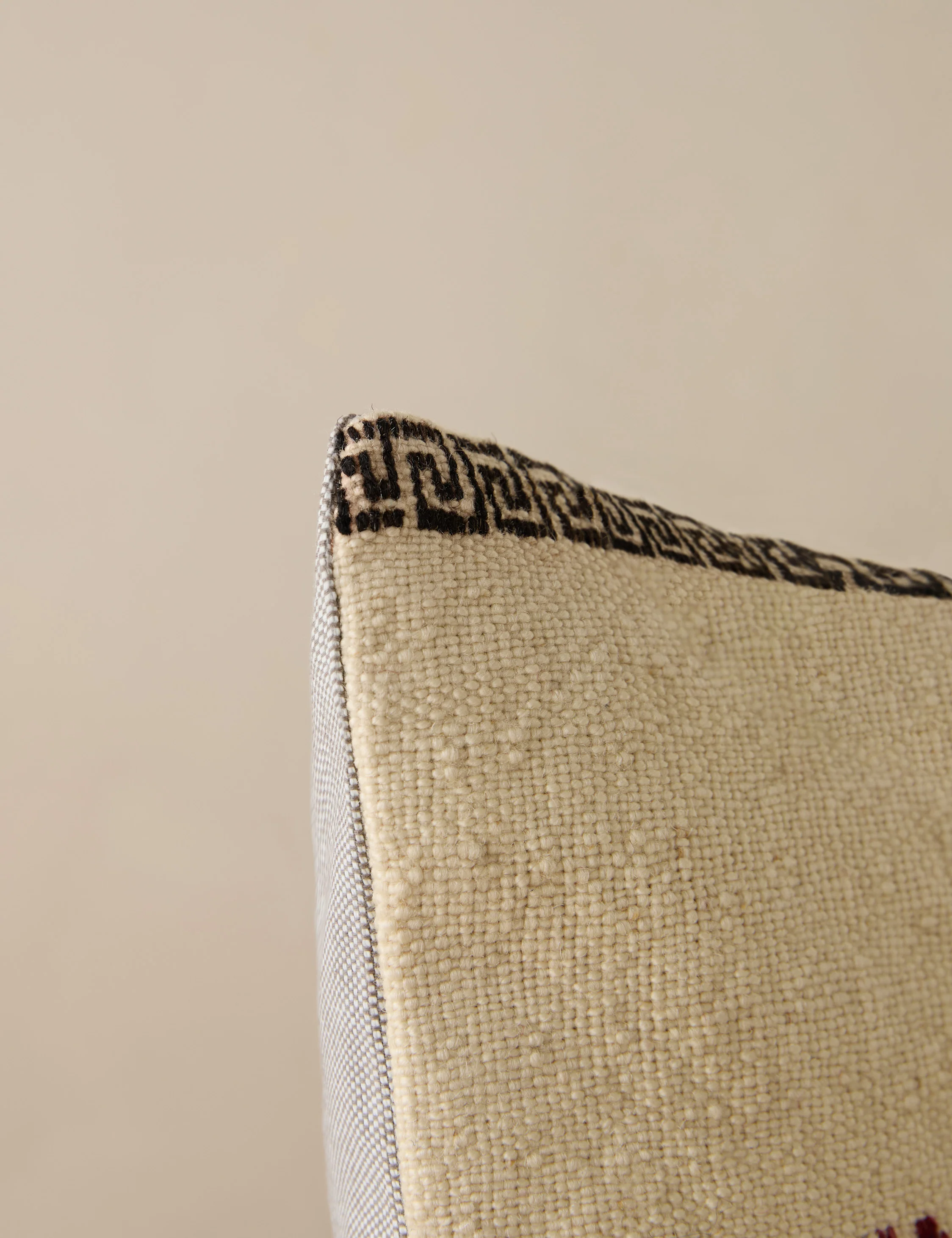 Vintage Lumbar Pillow No. 233, 16" x 24" - Image 3