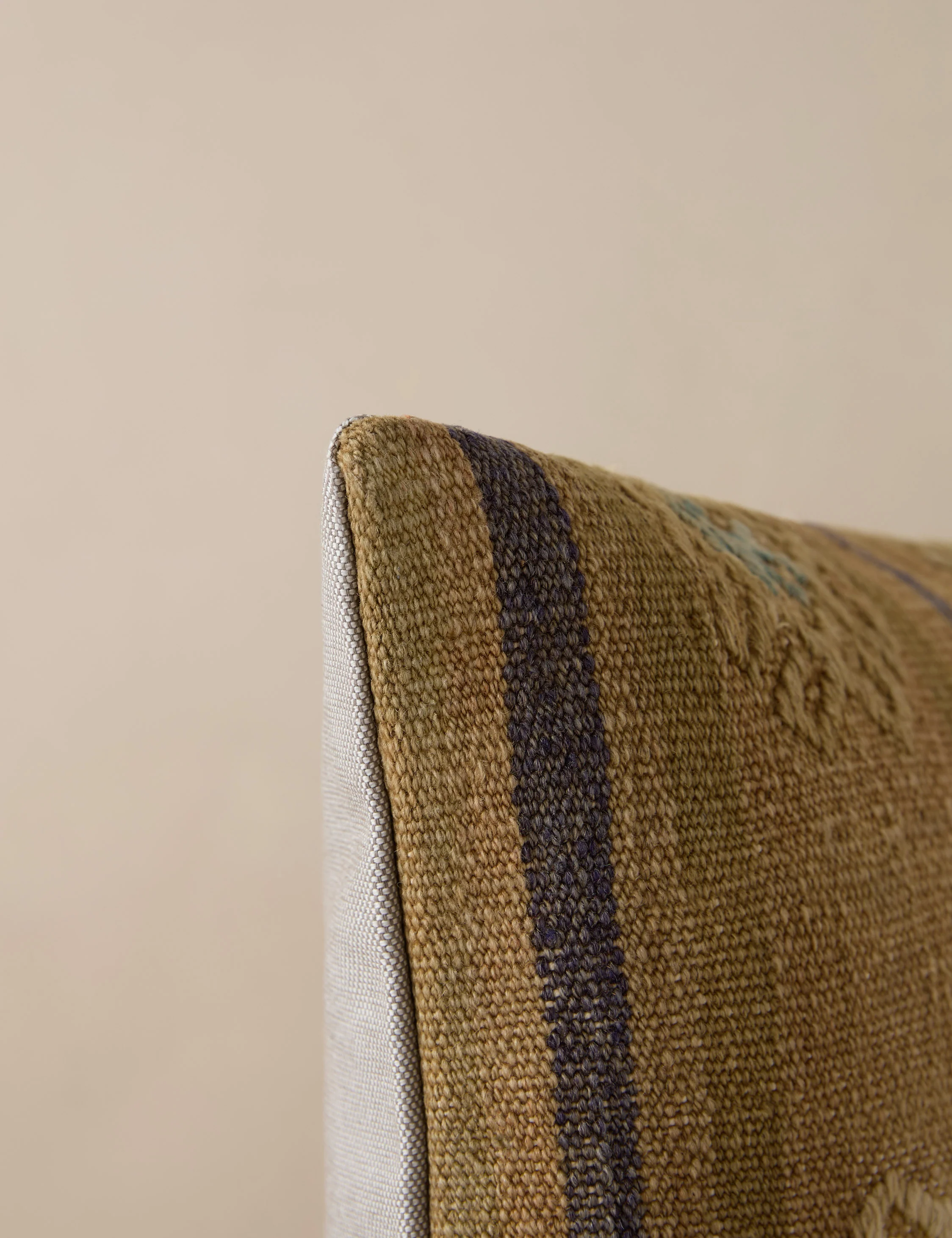 Vintage Lumbar Pillow No. 248, 16" x 24" - Image 3