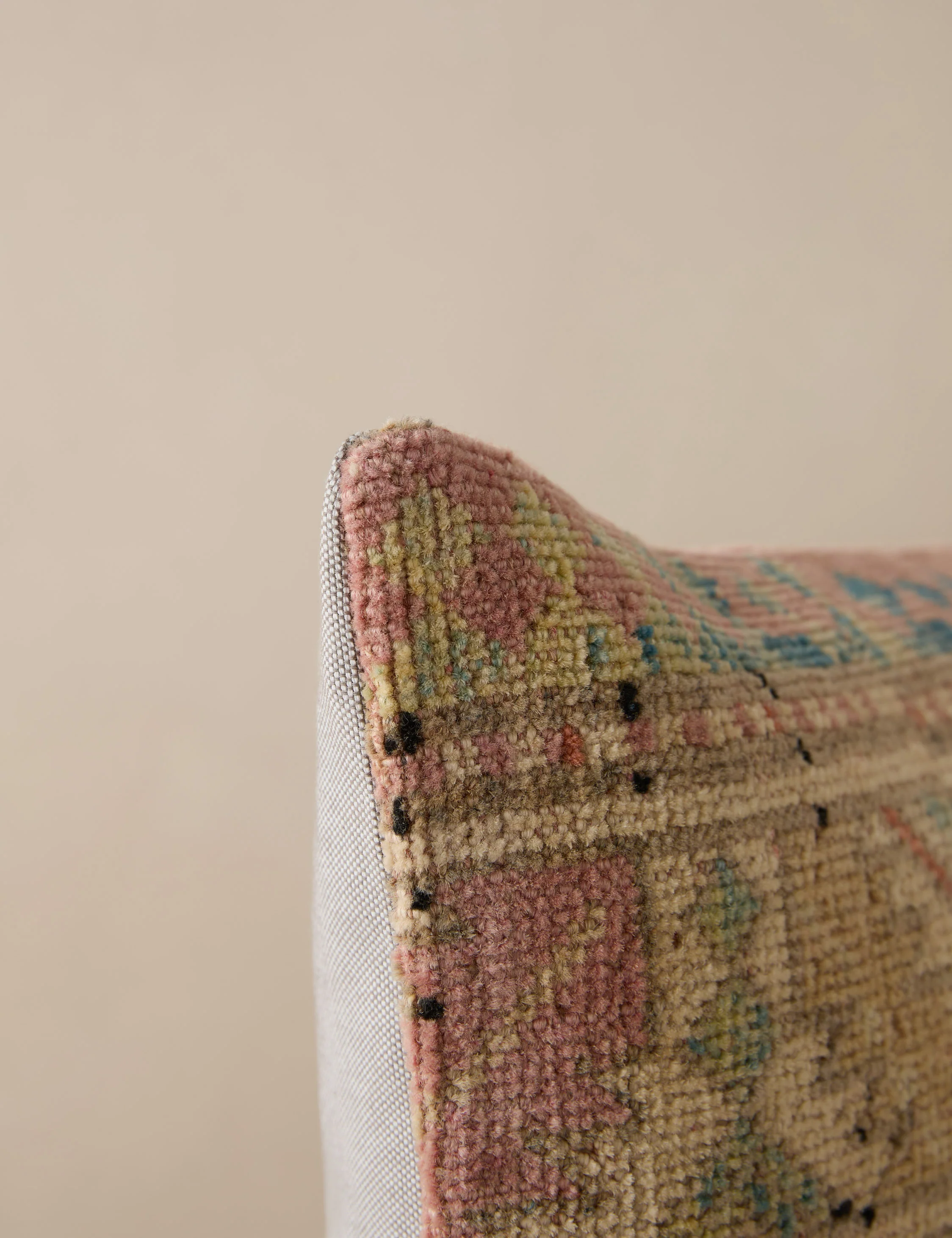 Vintage Lumbar Pillow No. 250, 16" x 24" - Image 3