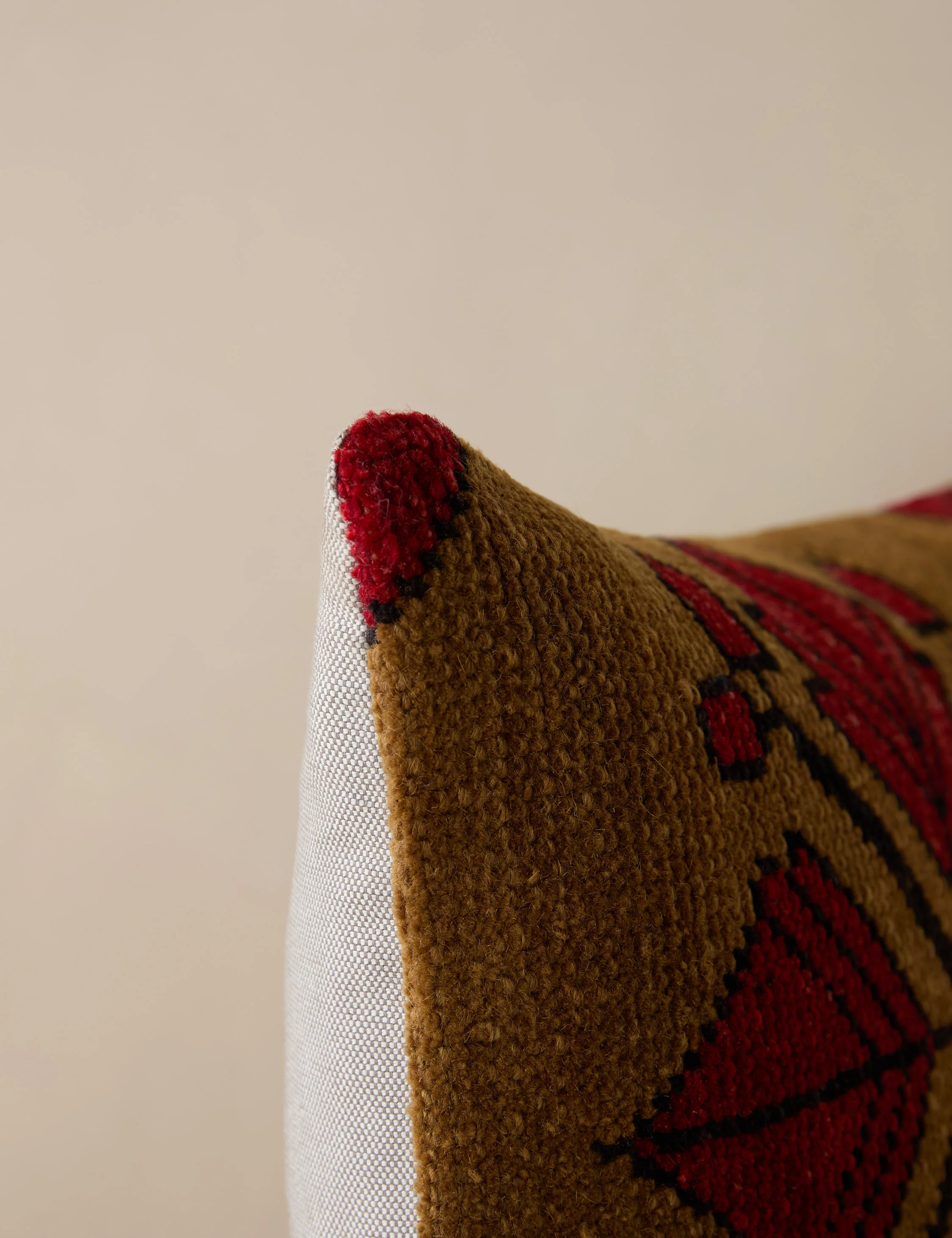 Vintage Lumbar Pillow No. 257, 16" x 24" - Image 3
