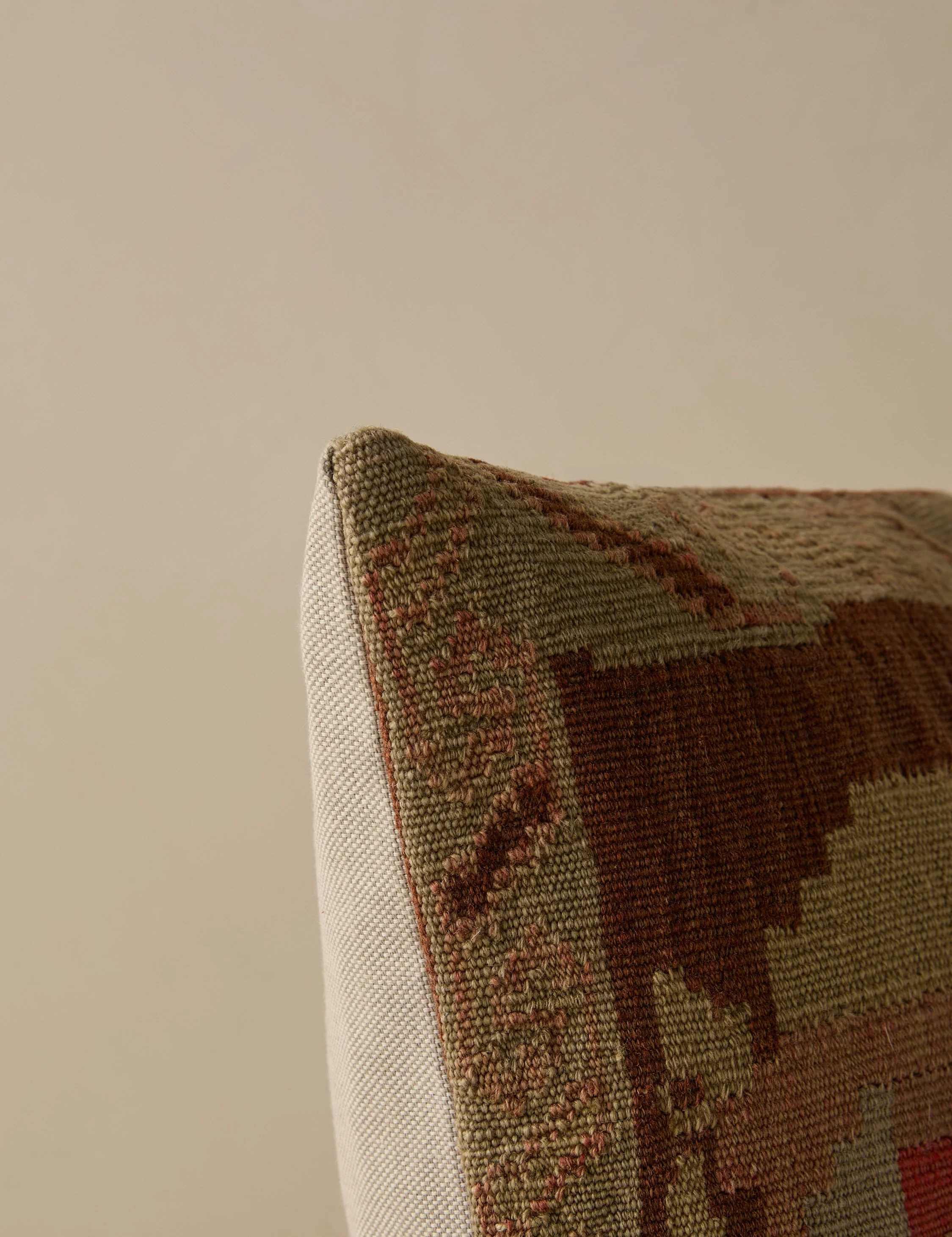 Vintage Lumbar Pillow No. 286, 16" x 24" - Image 3