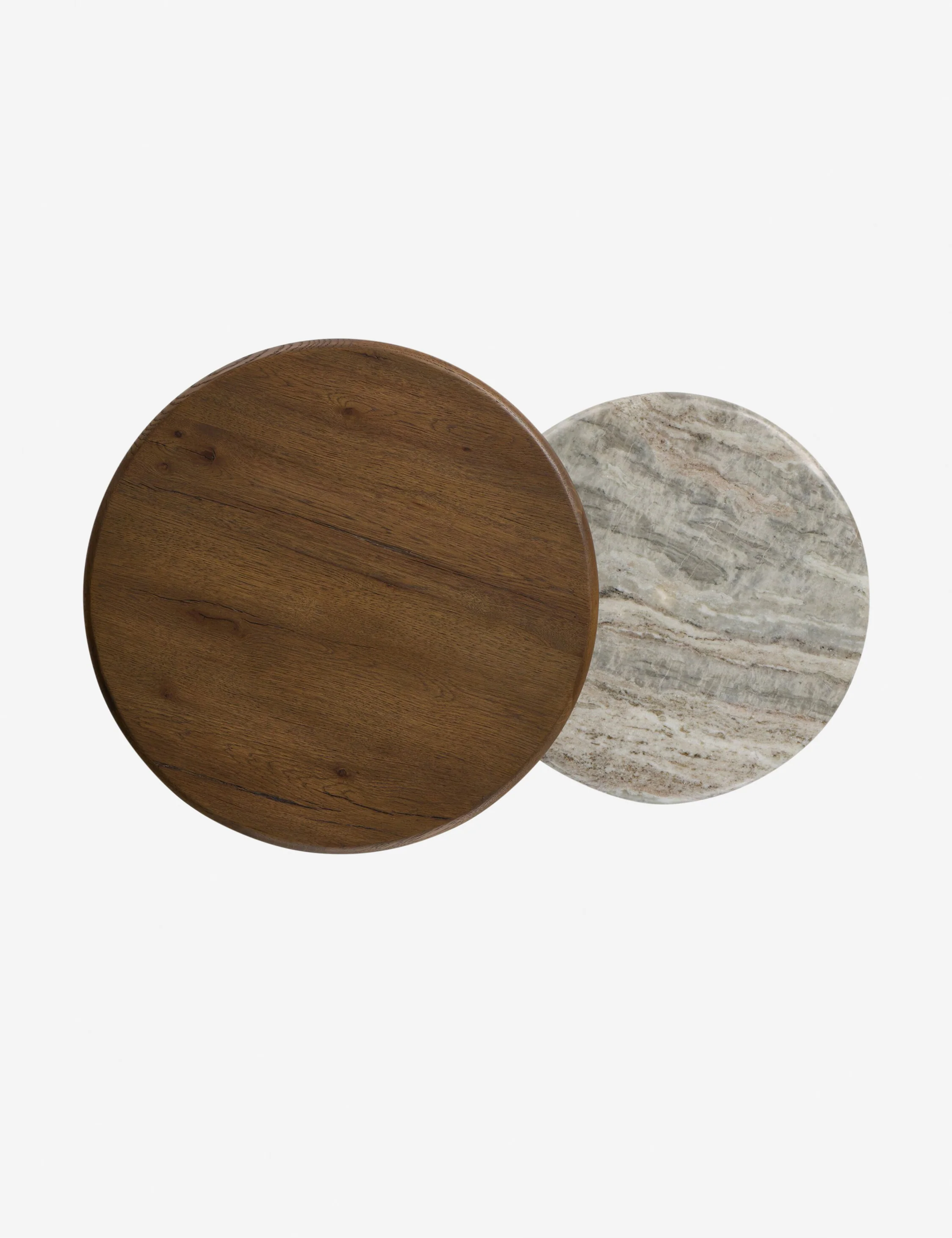 Waylie Nesting Round Side Tables (Set of 2) by Amber Lewis x Four Hands - Image 5