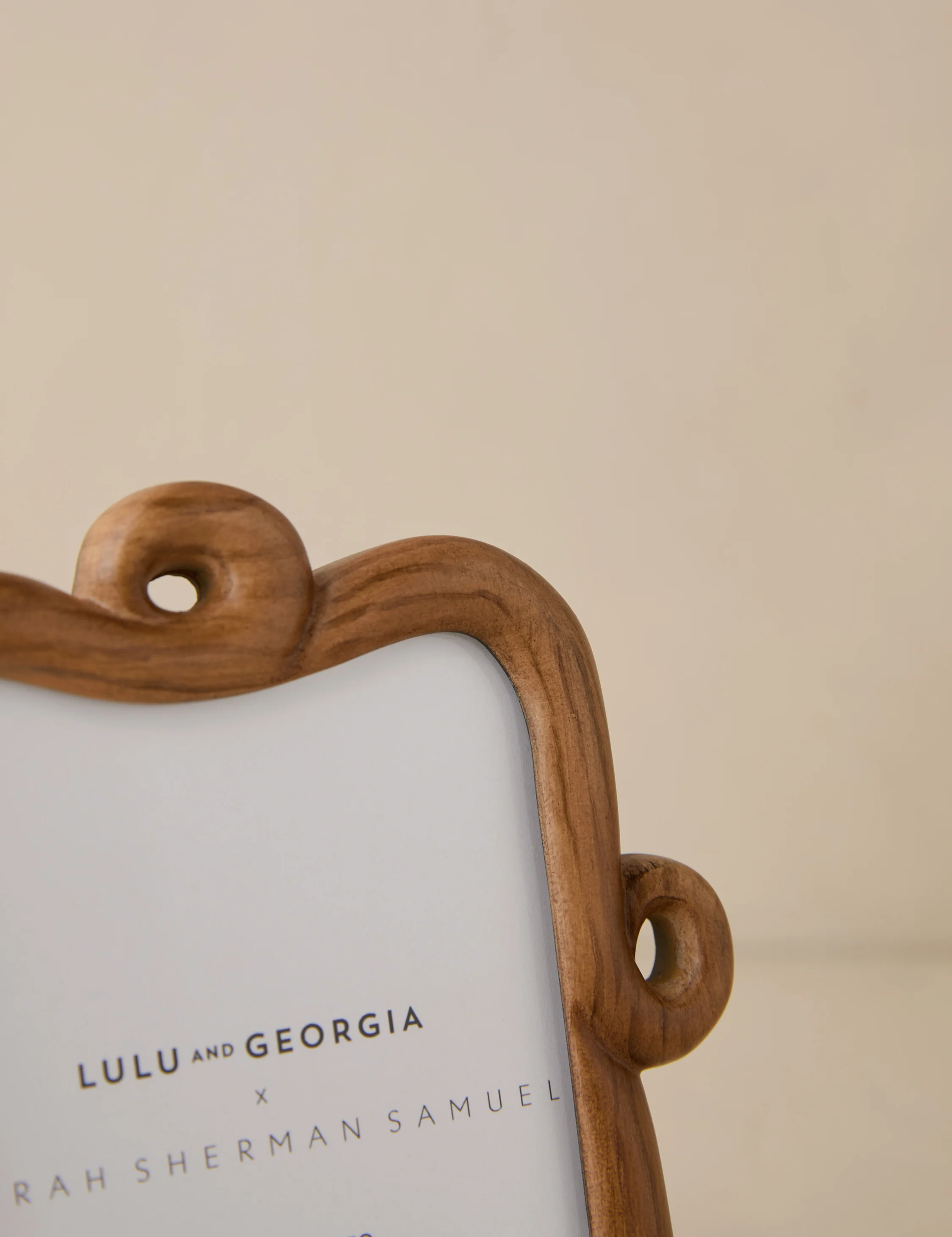 Looped Wood Picture Frame by Sarah Sherman Samuel - Image 4