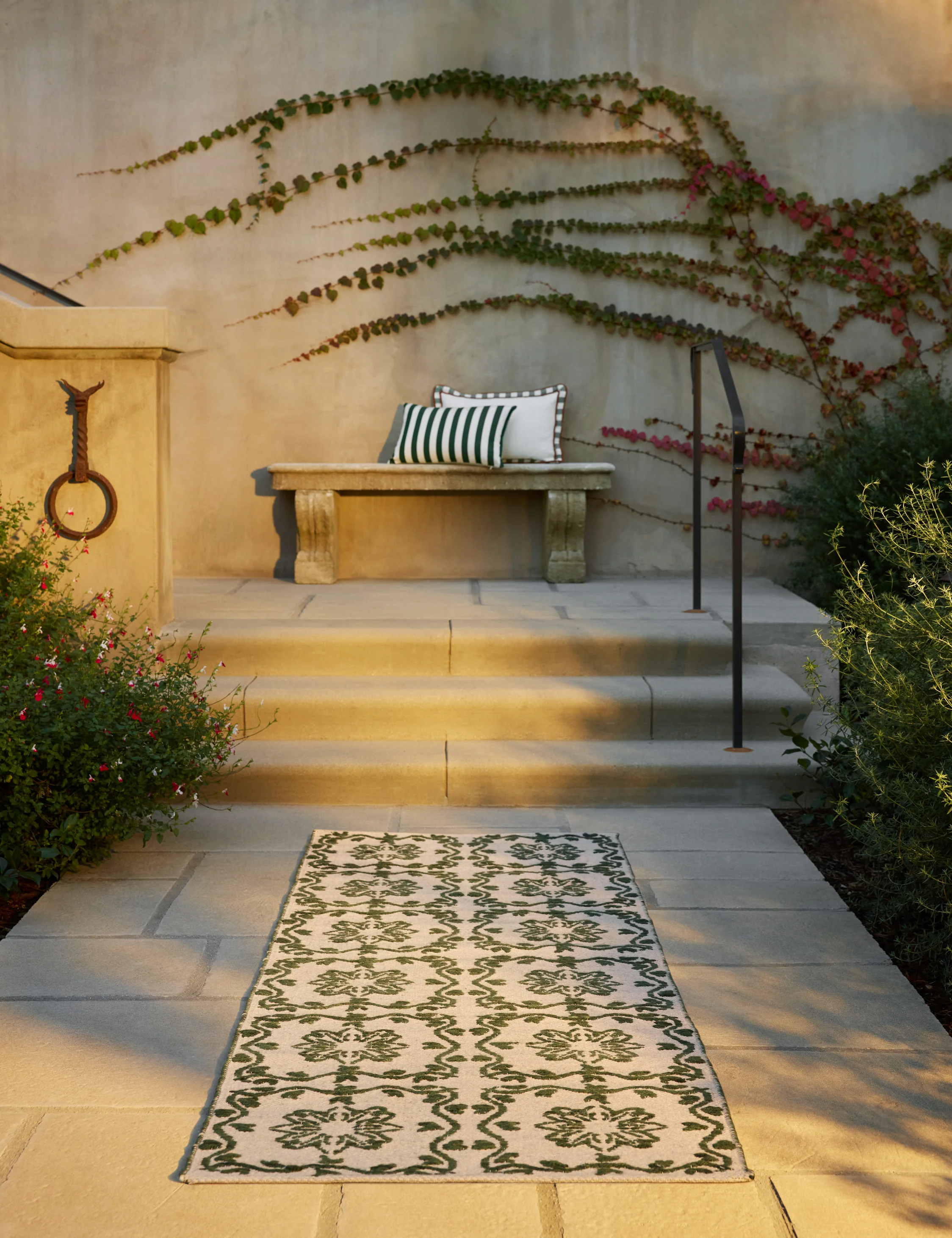 Yvonne Reversible Indoor / Outdoor Pillow by Sunbrella for Lulu and Georgia - Image 4